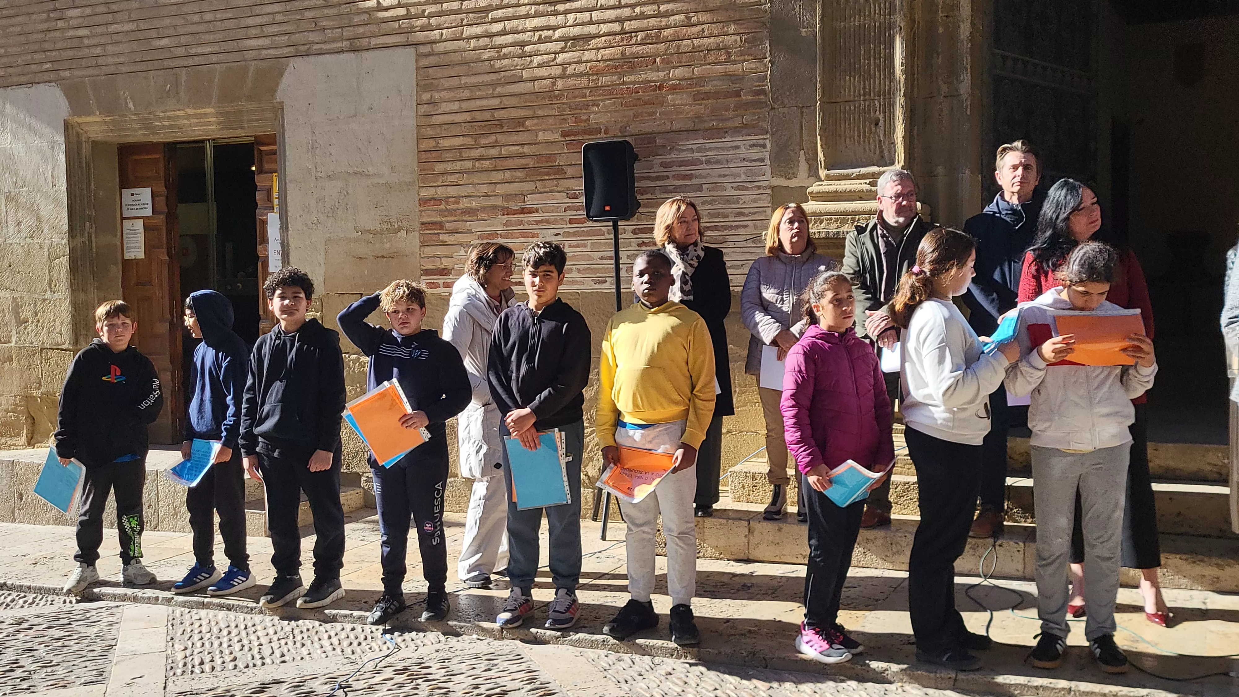 Celebración en Huesca del Día Internacional de los Derechos de la Infancia. Foto Mercedes Manterola