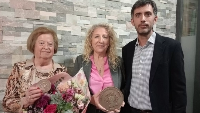 Mª Nieves Guarga Ara, Susana Oliván y Pascual Monaj. Mª Nieves Guarga Ara, Susana Oliván y Pascual Monaj.