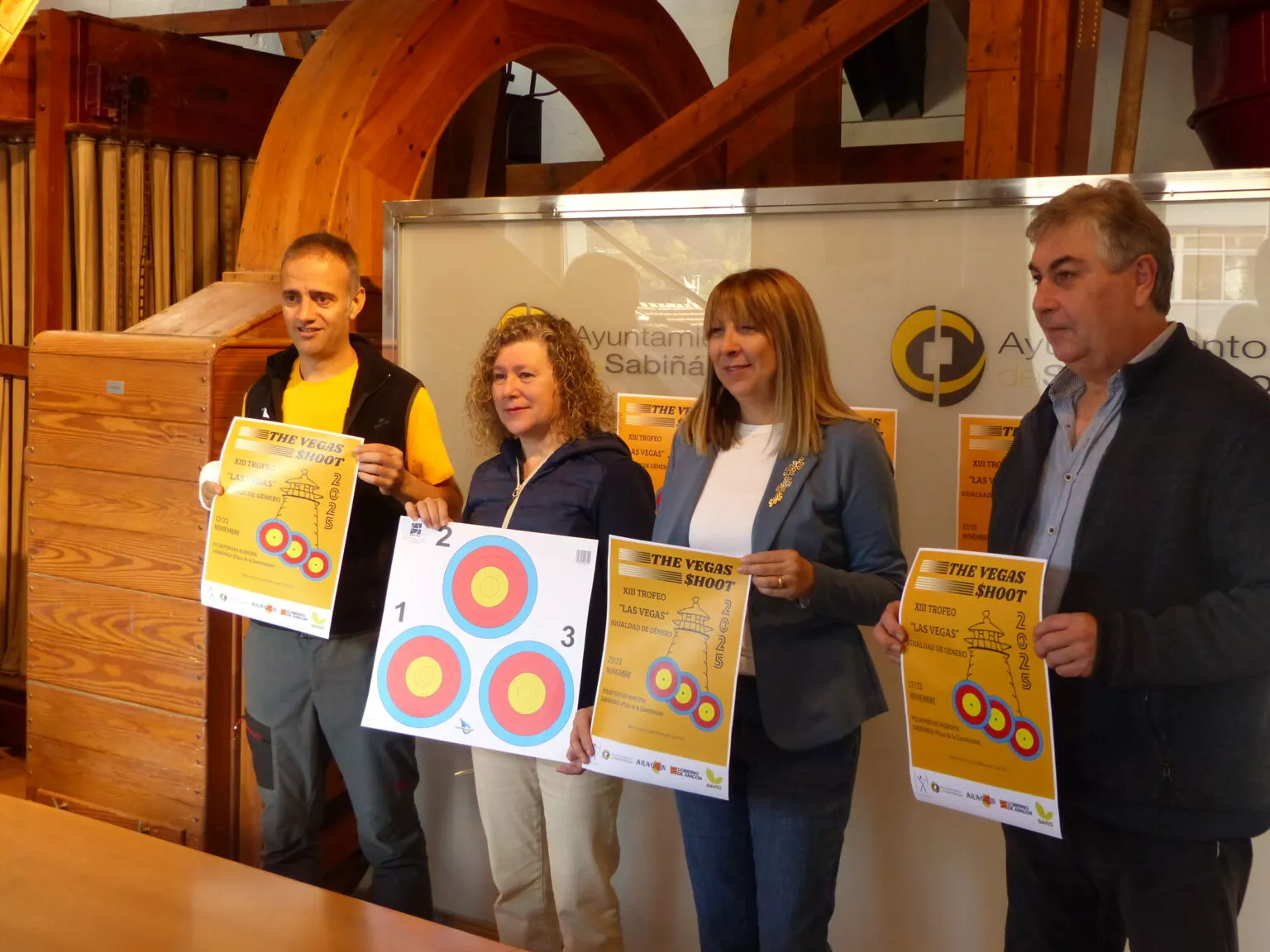 Foto de la presentación en Sabiñánigo. Foto: Andrés Alcaraz