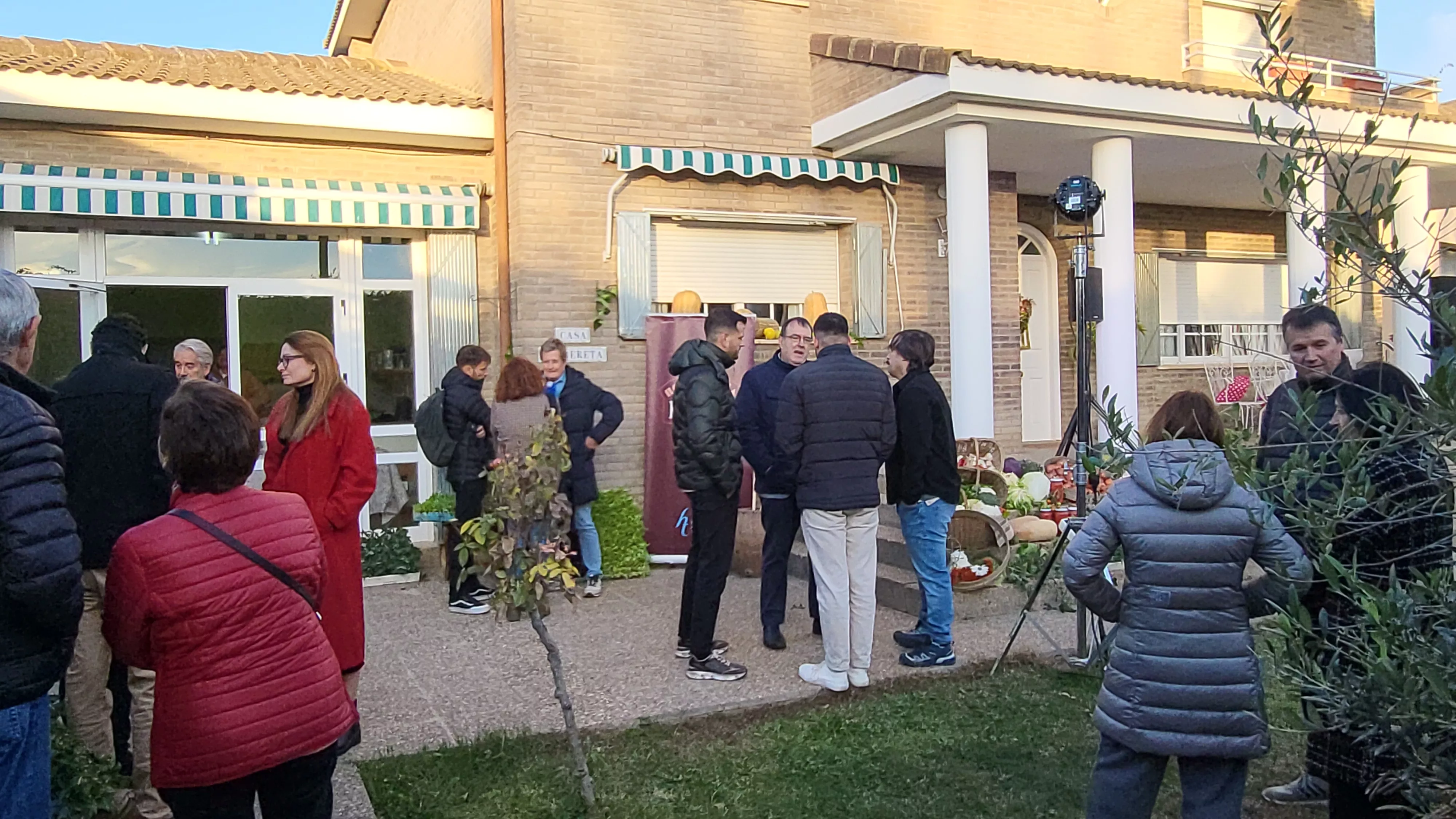 Inicio del proyecto "Hostelería de Barrio" en Huerta Barbereta. Foto Mercedes Manterola