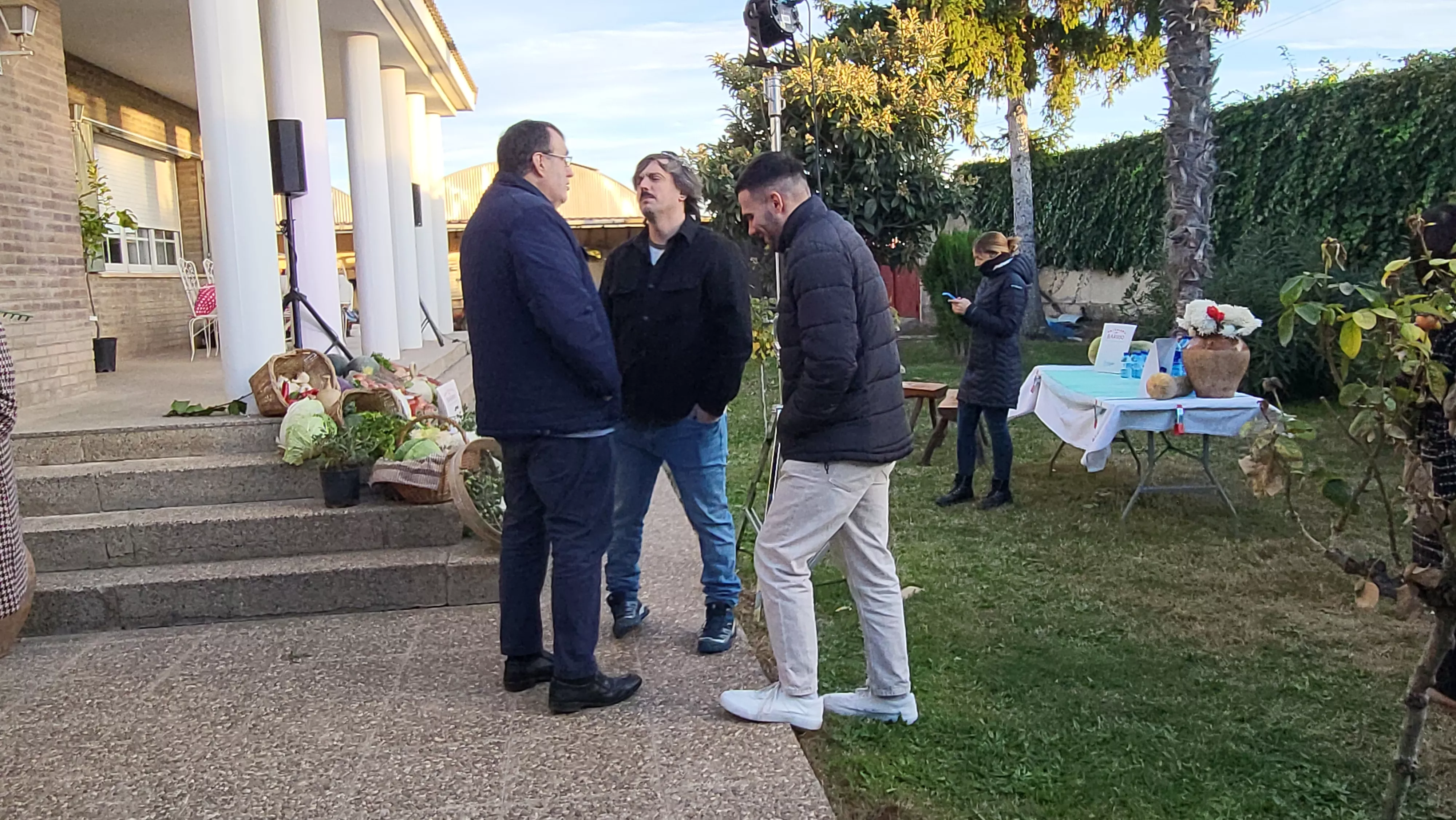 Inicio del proyecto "Hostelería de Barrio" en Huerta Barbereta. Foto Mercedes Manterola