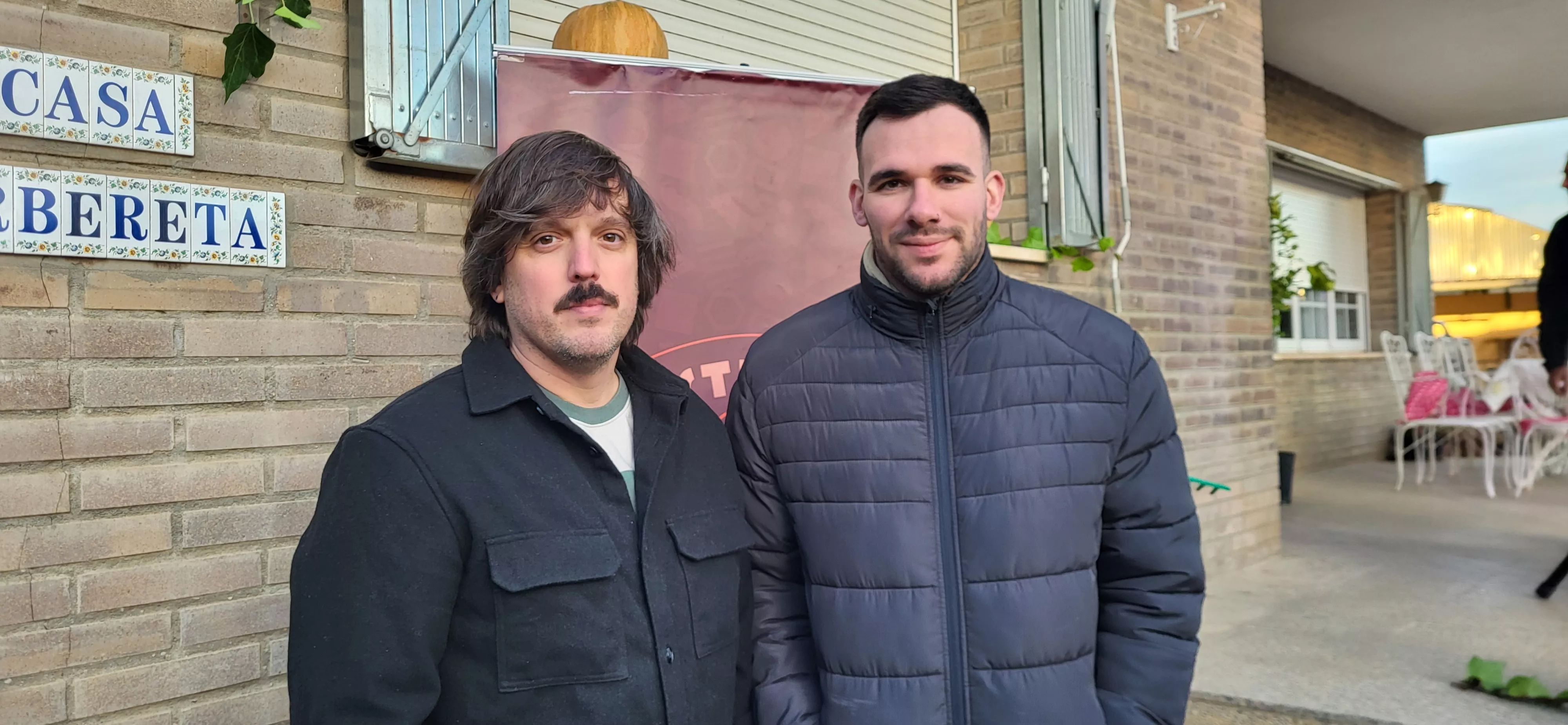 Eneko Silva y Christian Mor. Foto Mercedes Manterola