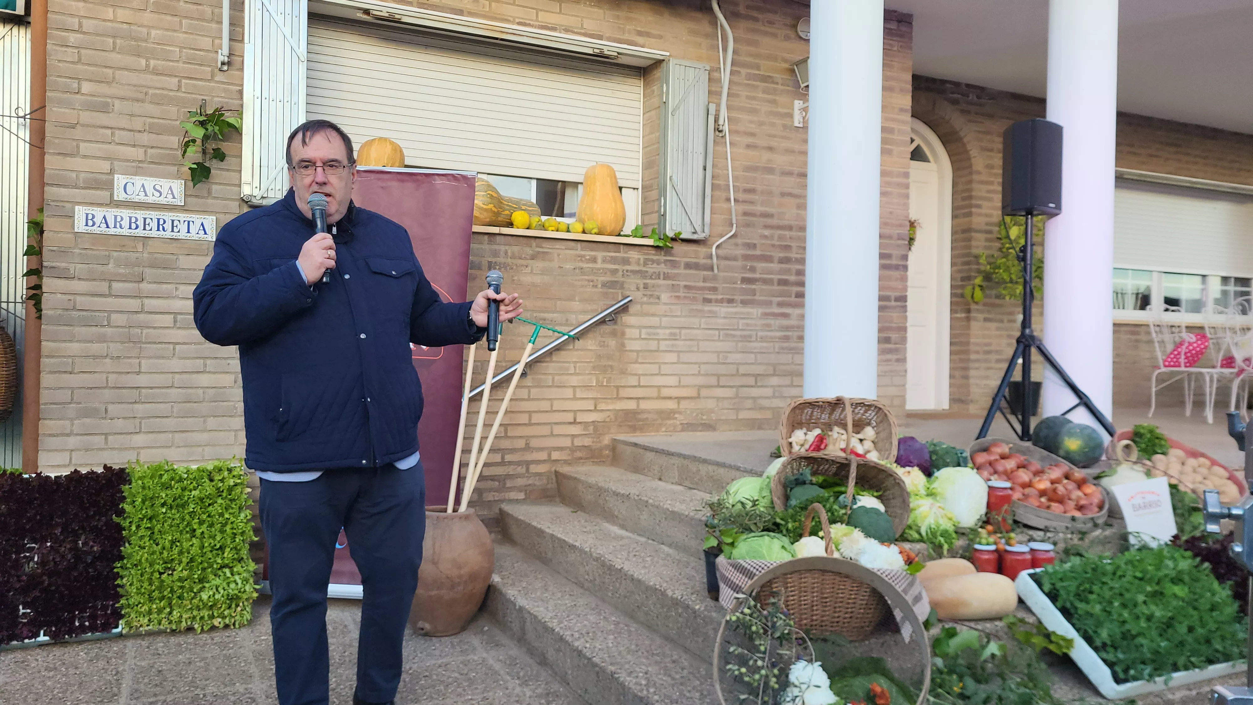 Inicio del proyecto "Hostelería de Barrio" en Huerta Barbereta. Foto Mercedes Manterola
