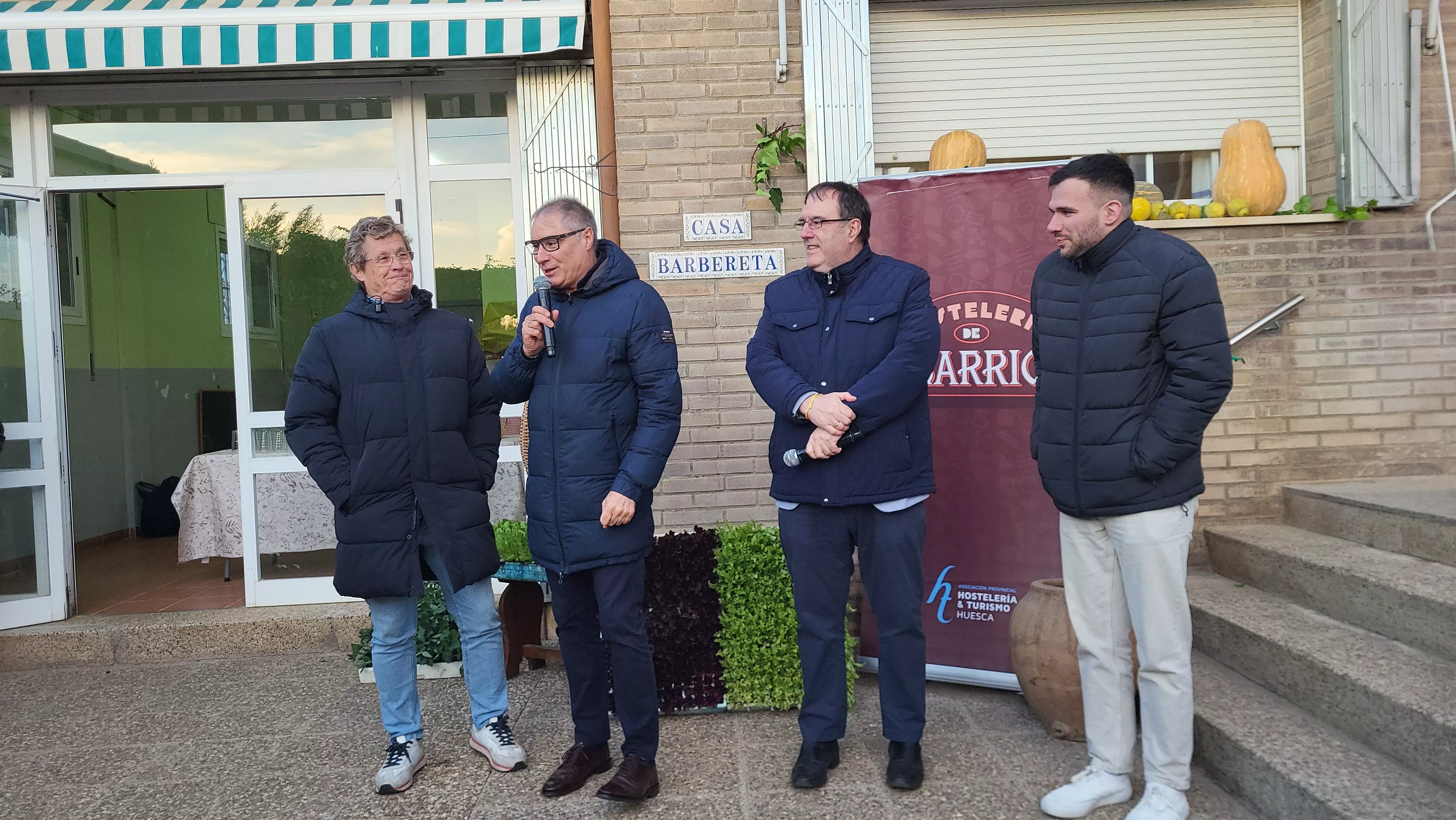 Inicio del proyecto "Hostelería de Barrio" en Huerta Barbereta. Foto Mercedes Manterola