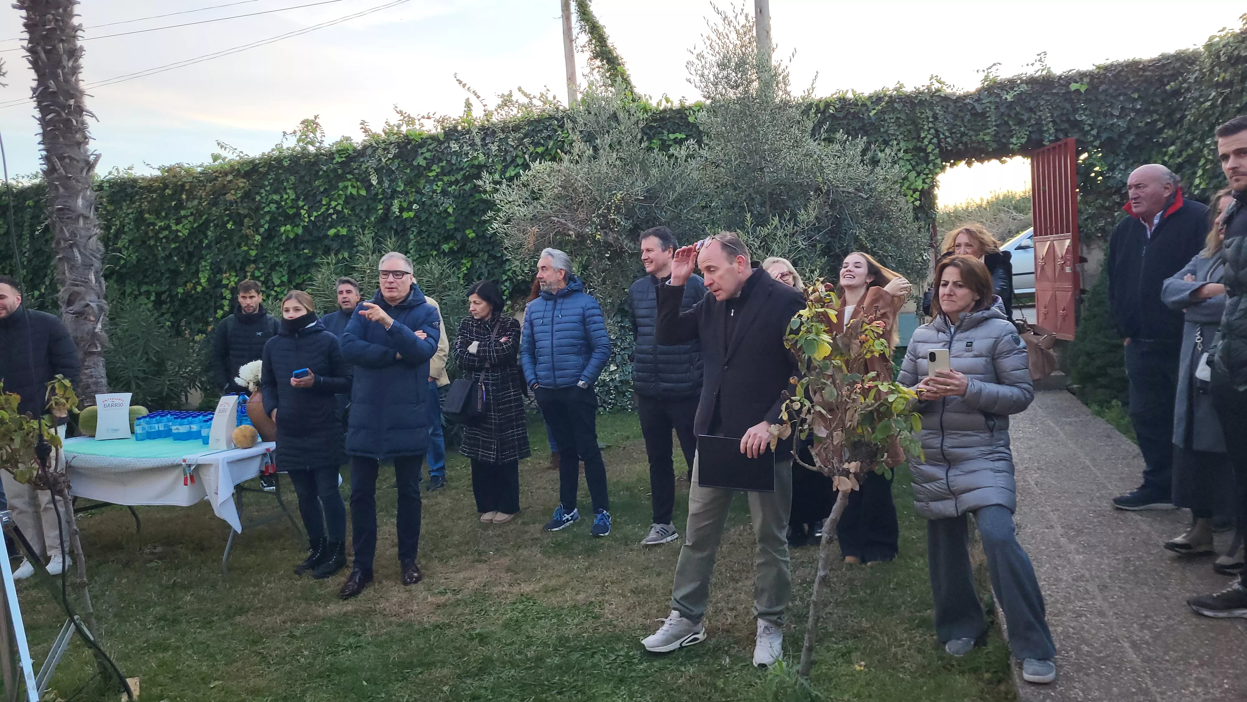 Inicio del proyecto "Hostelería de Barrio" en Huerta Barbereta. Foto Mercedes Manterola