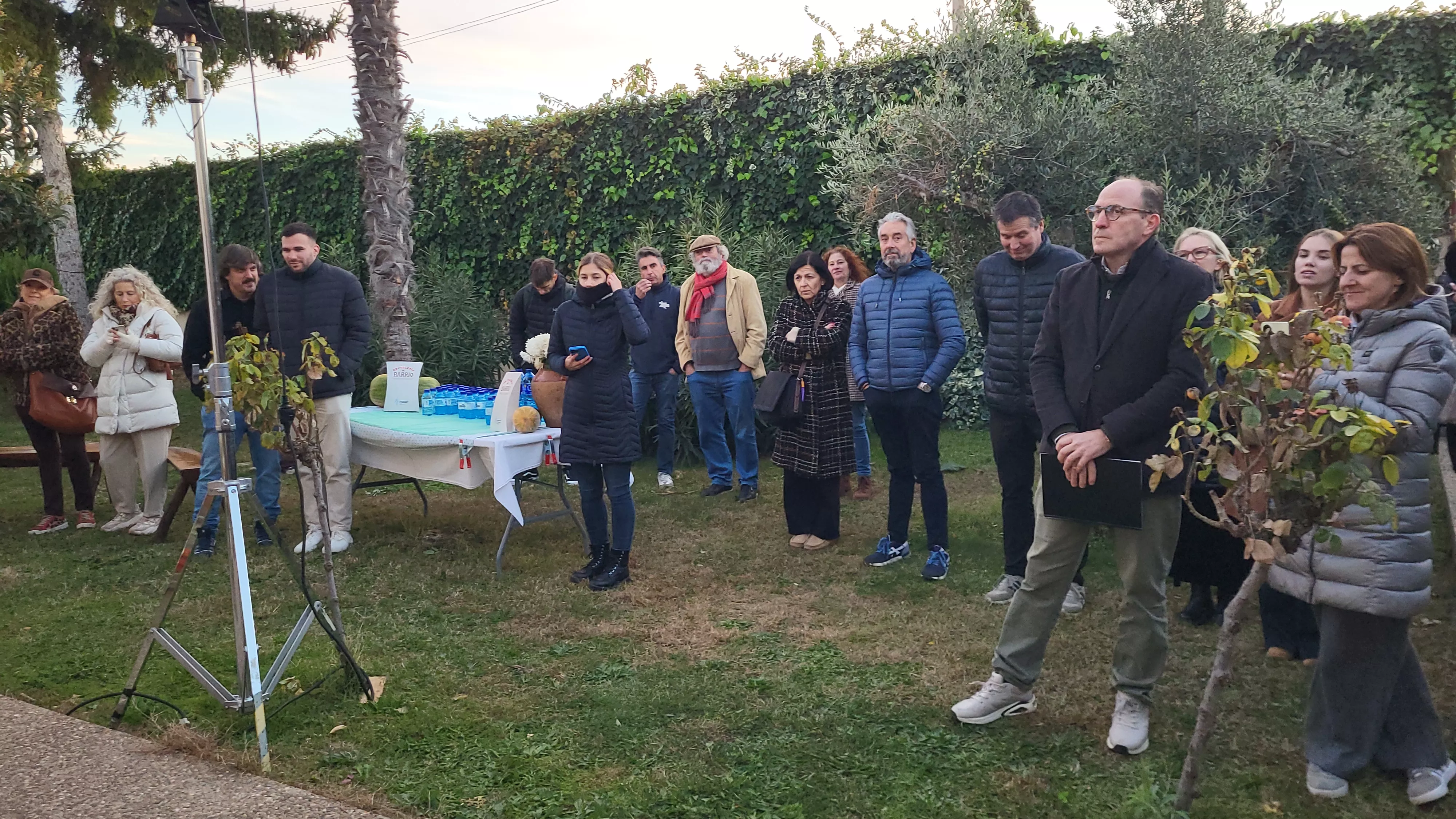 Inicio del proyecto "Hostelería de Barrio" en Huerta Barbereta. Foto Mercedes Manterola