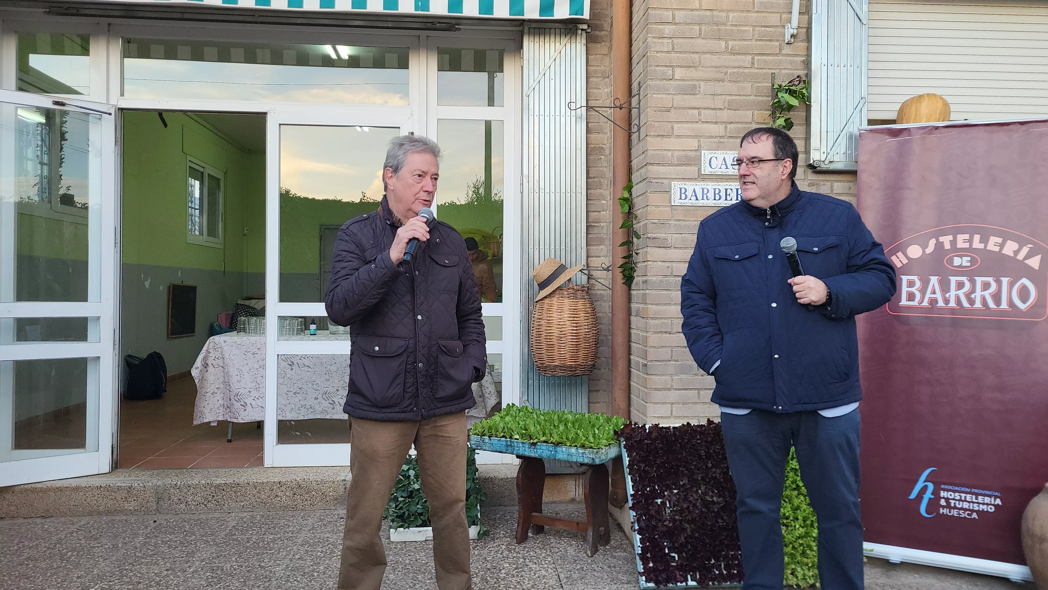 Inicio del proyecto "Hostelería de Barrio" en Huerta Barbereta. Foto Mercedes Manterola