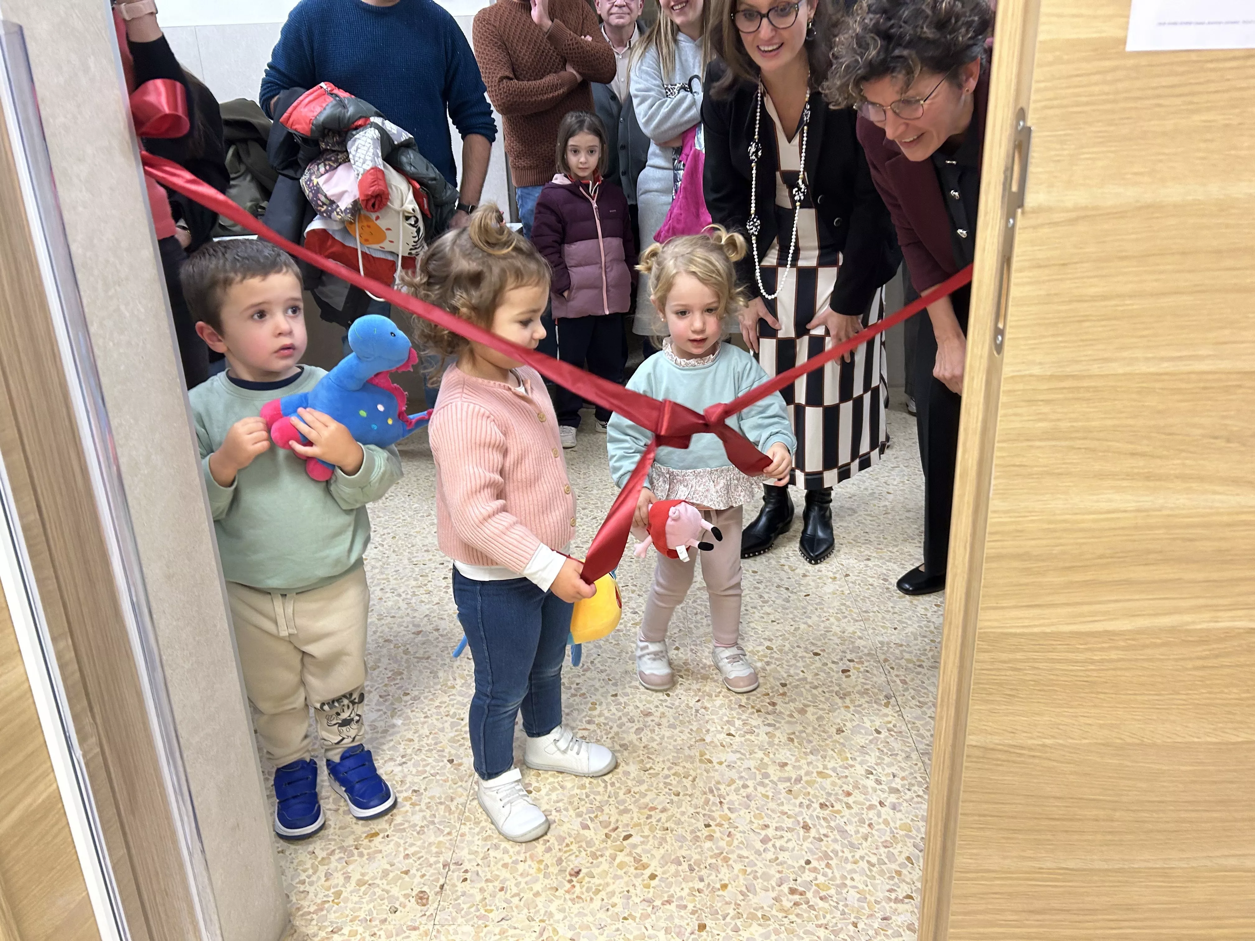 Acto de inauguración del aula de 2 años de Salesianos Huesca.  Foto Estela Soler Olivar
