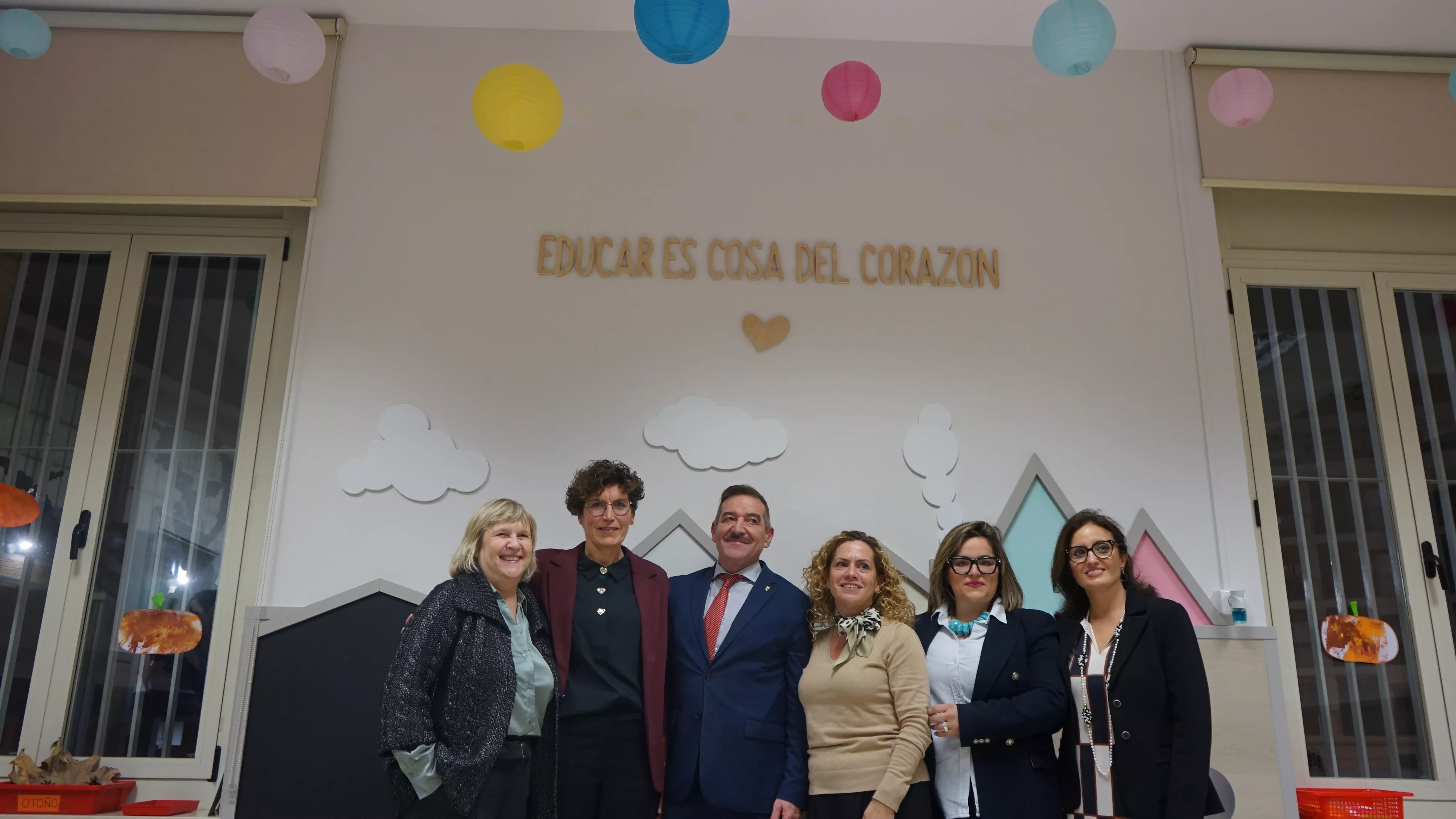 Acto de inauguración del aula de 2 años de Salesianos Huesca.  Foto Estela Soler Olivar