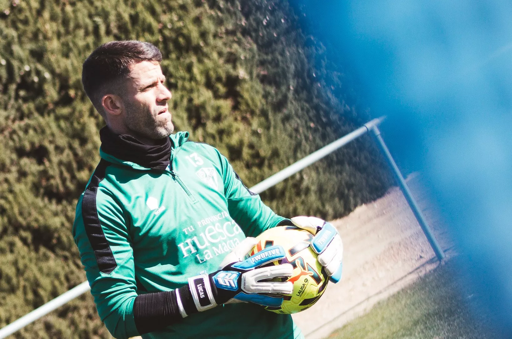 Dani Jiménez: "La situación no es dramática porque estamos a tiempo de todo". Foto: SD Huesca