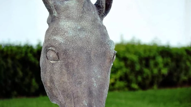 Escultura creada por Carlota Sarvisé. Foto Lis Rodenas