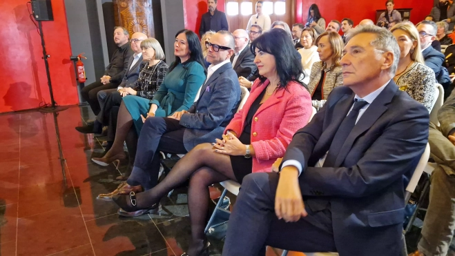 Entrega del Premio Lastanosa a María José Arbués. Foto Myriam Martínez