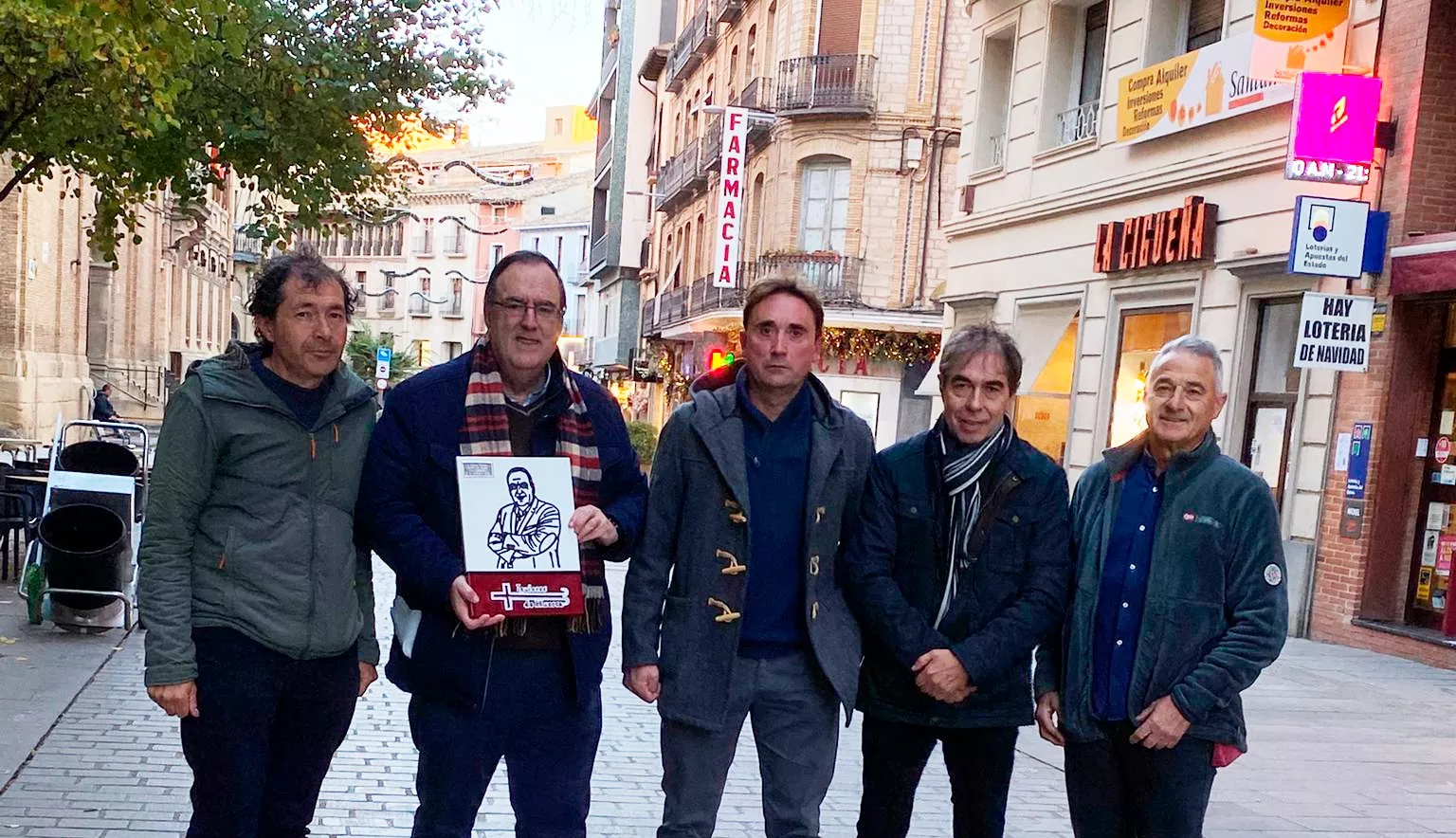 Javier Cruchaga, Javier García Antón, Niko Alonso, Andrés Pérez y Saturnino Gracia Javier Cruchaga, Javier García Antón, Niko Alonso, Andrés Pérez y Saturnino Gracia