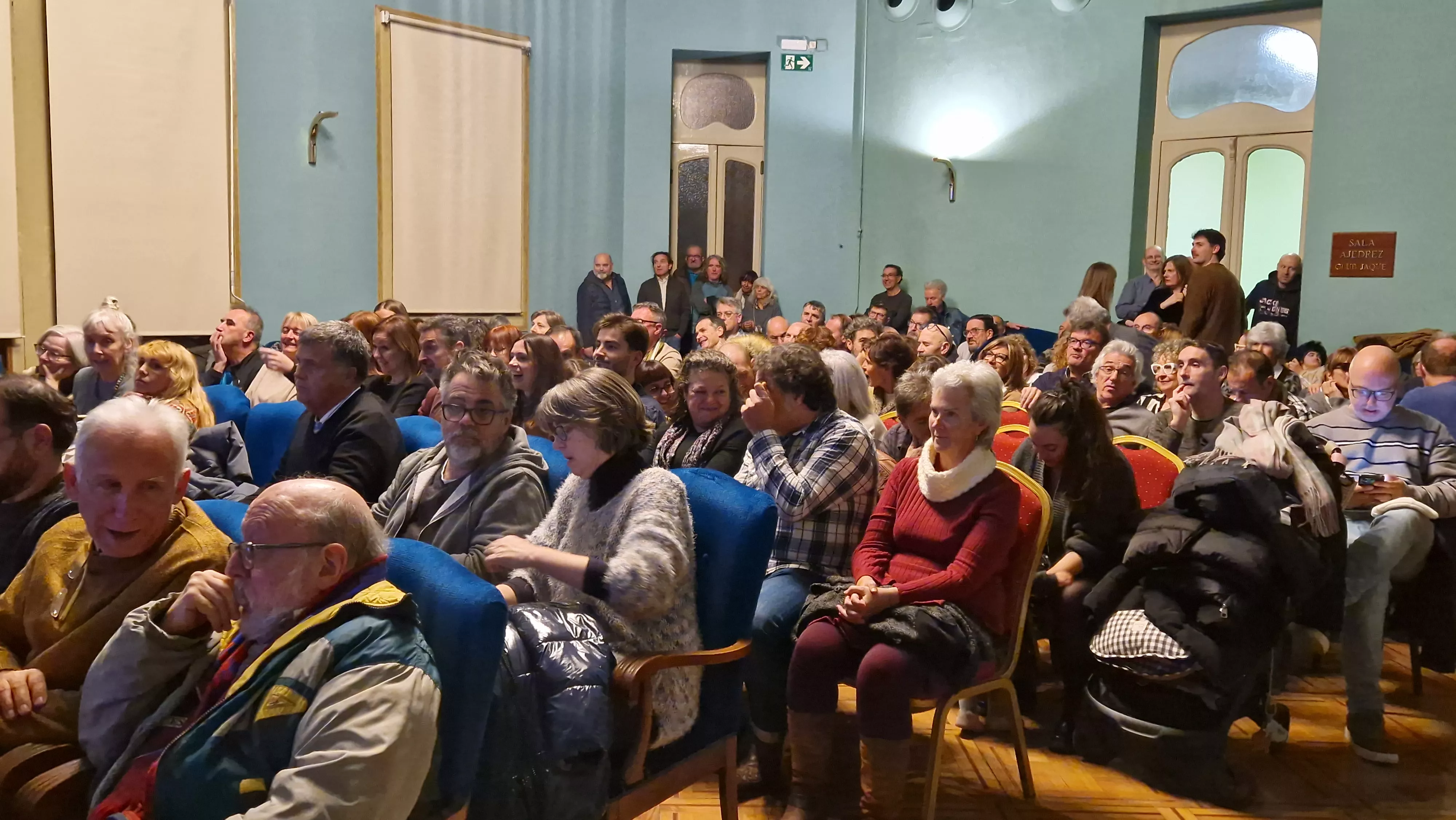 Presentación de "Los chicos de provincias somos así" de Miguel Mena sobre Los Mestizos. Foto Myriam Martínez