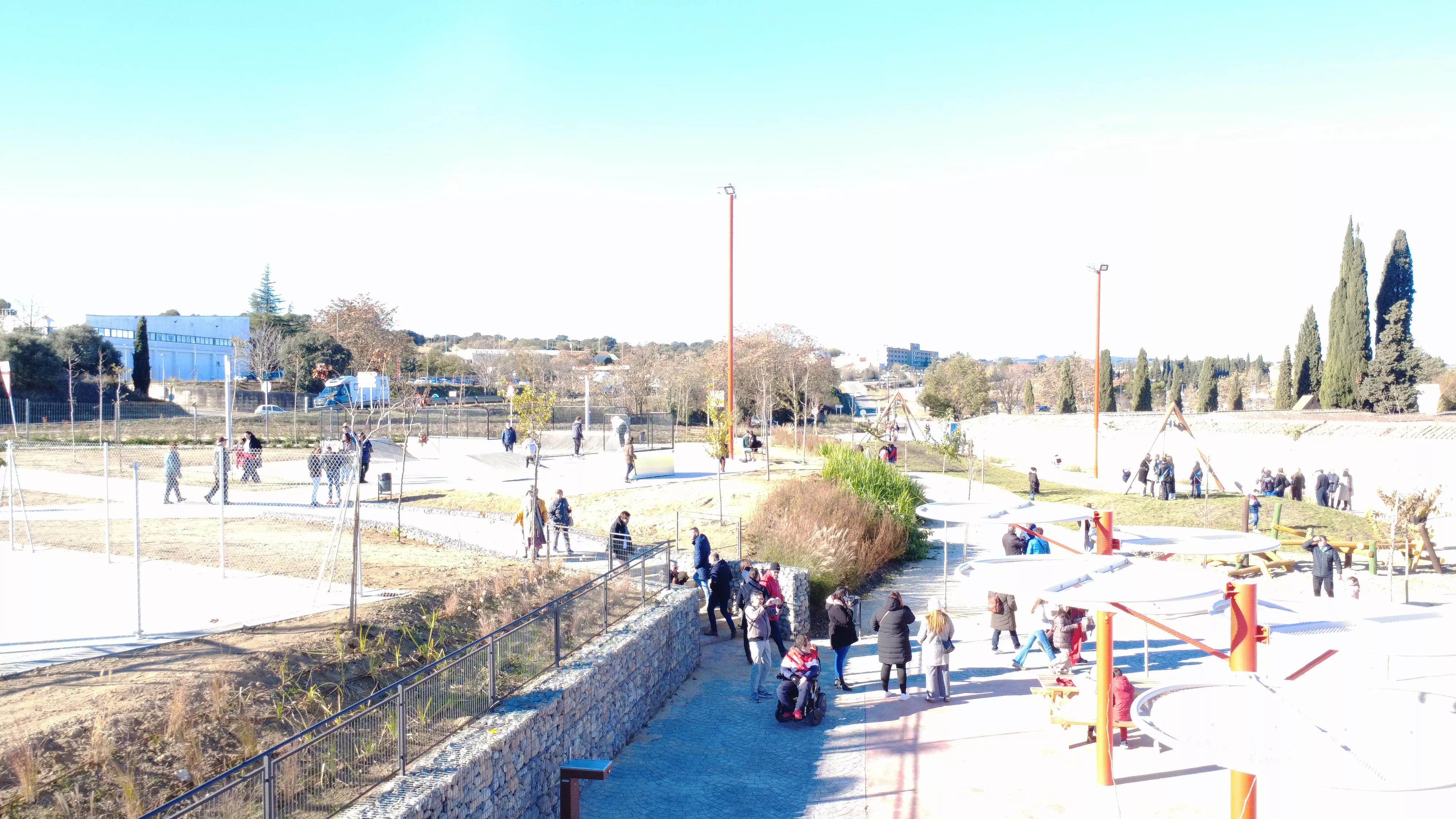 Inauguración del Parque del Recuerdo y la Memoria de Barbastro
