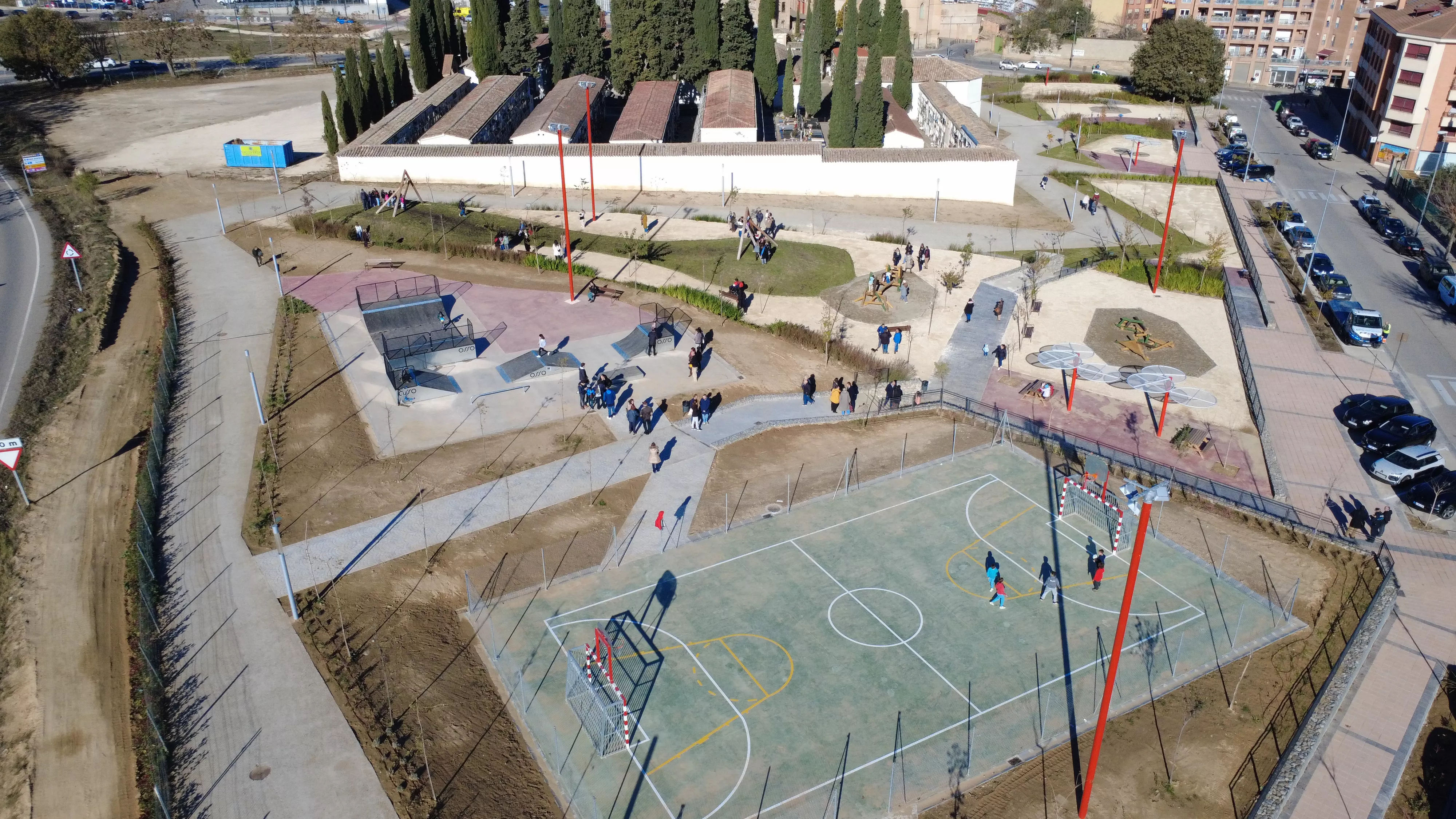 Inauguración del Parque del Recuerdo y la Memoria de Barbastro