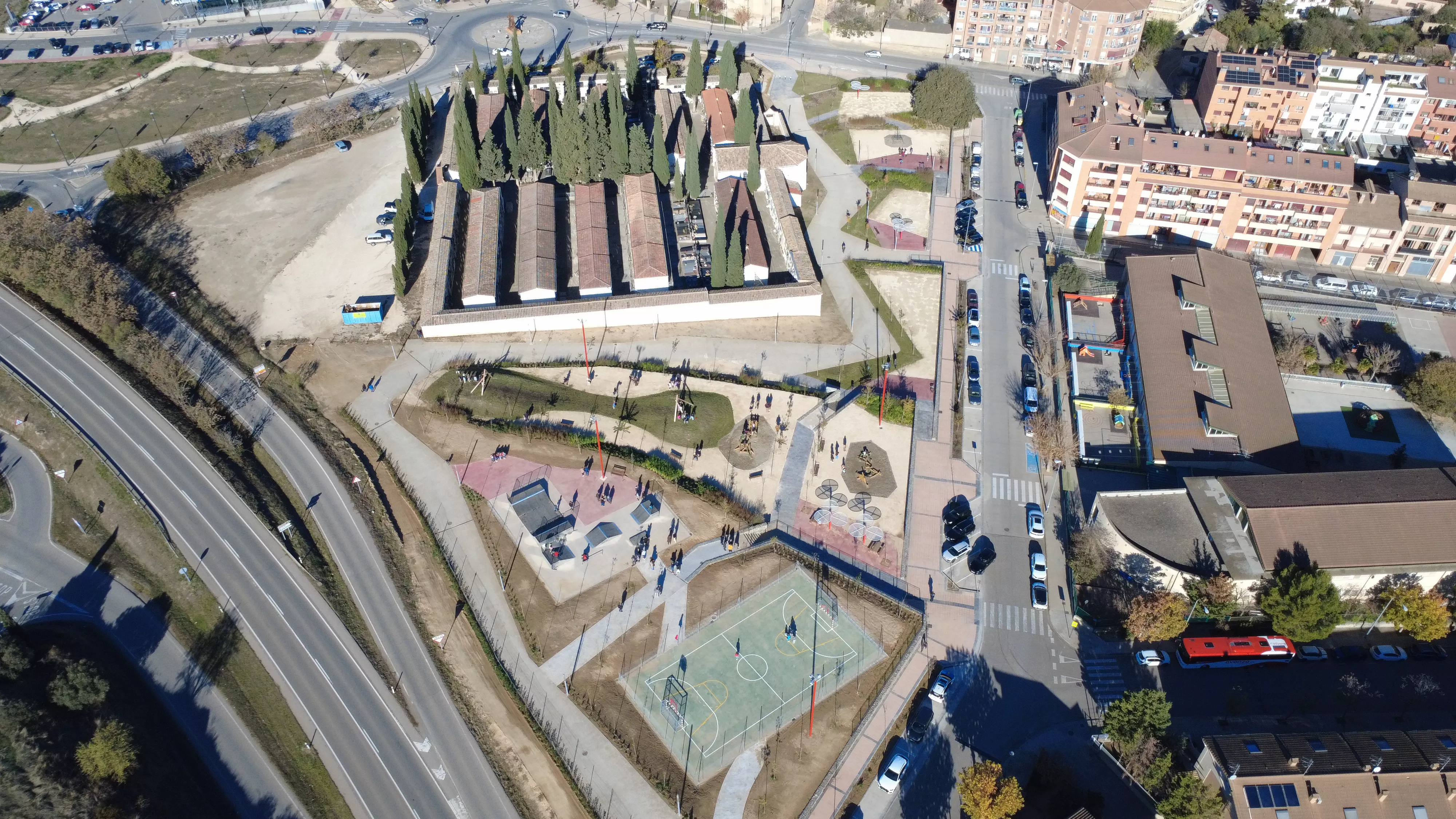 Inauguración del Parque del Recuerdo y la Memoria de Barbastro