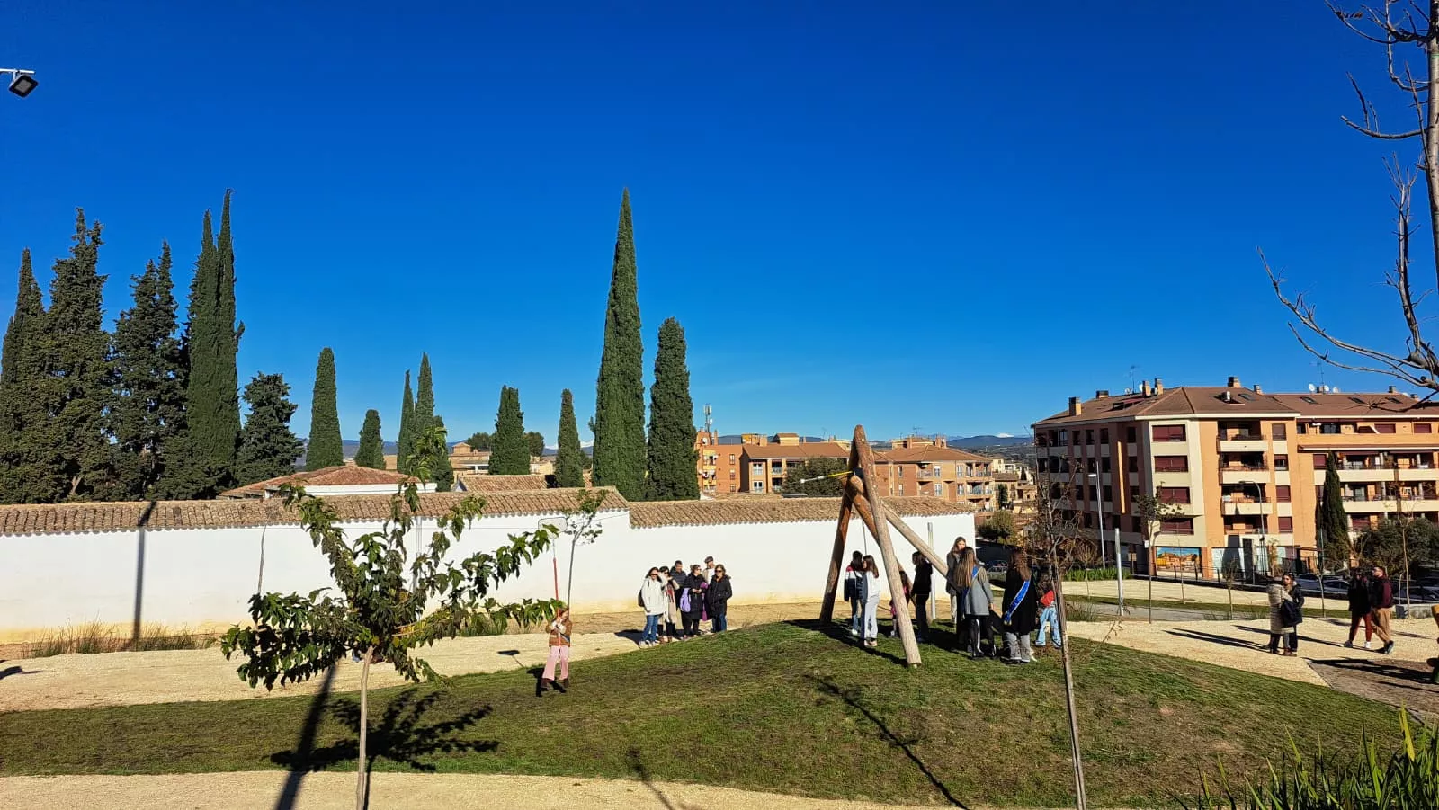 Inauguración del Parque del Recuerdo y la Memoria de Barbastro