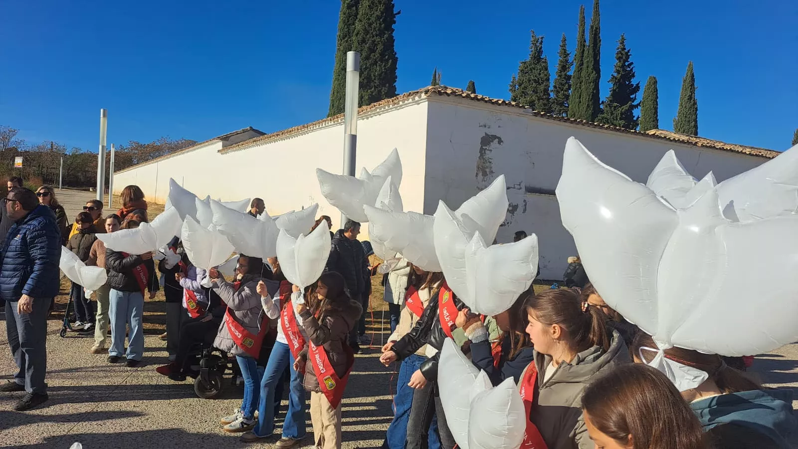 Inauguración del Parque del Recuerdo y la Memoria de Barbastro