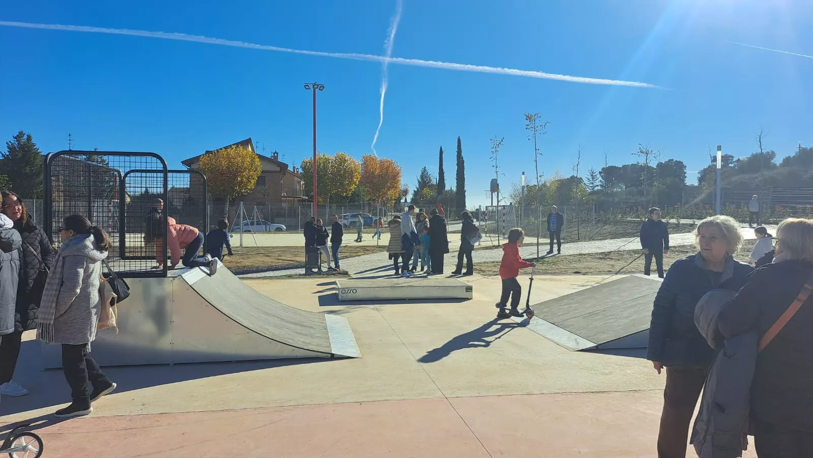 Inauguración del Parque del Recuerdo y la Memoria de Barbastro