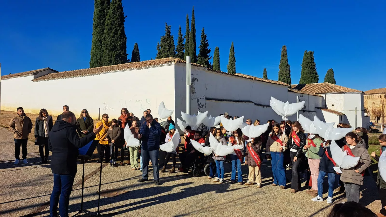Inauguración del Parque del Recuerdo y la Memoria de Barbastro