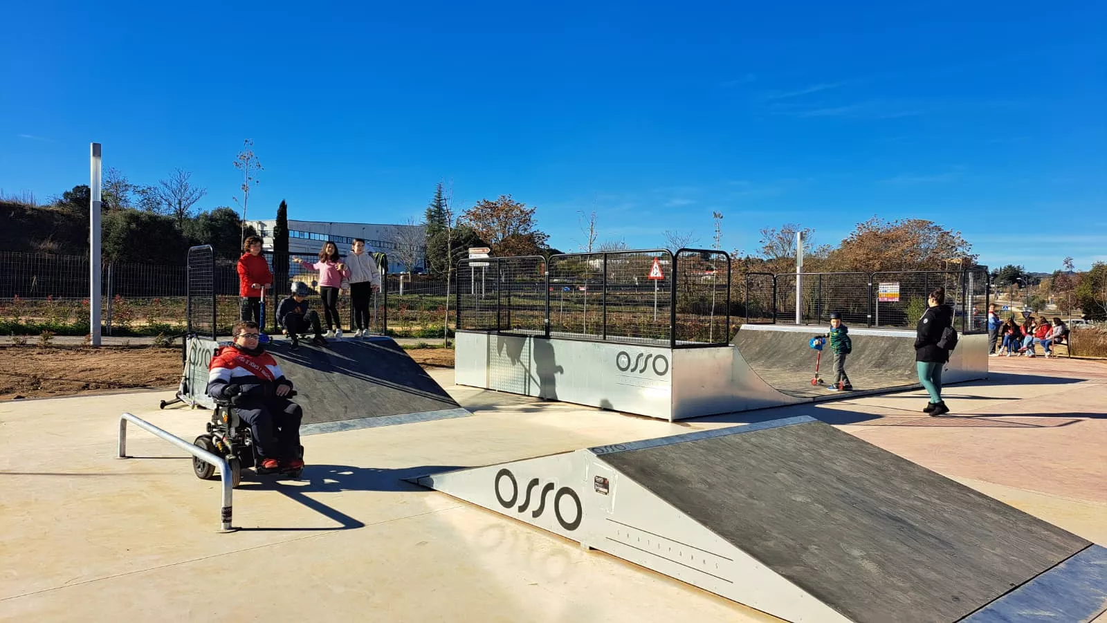 Inauguración del Parque del Recuerdo y la Memoria de Barbastro
