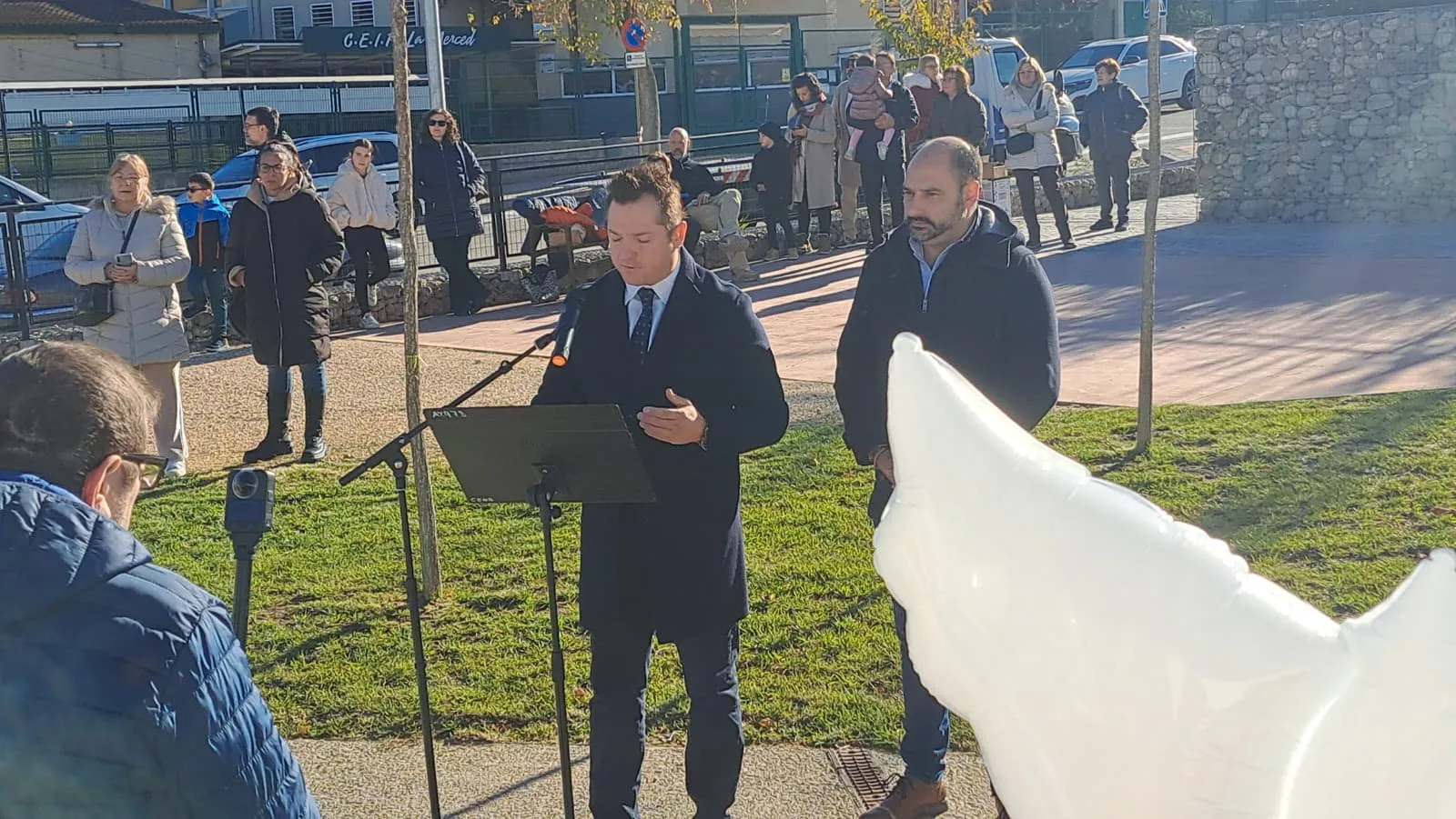 Inauguración del Parque del Recuerdo y la Memoria de Barbastro