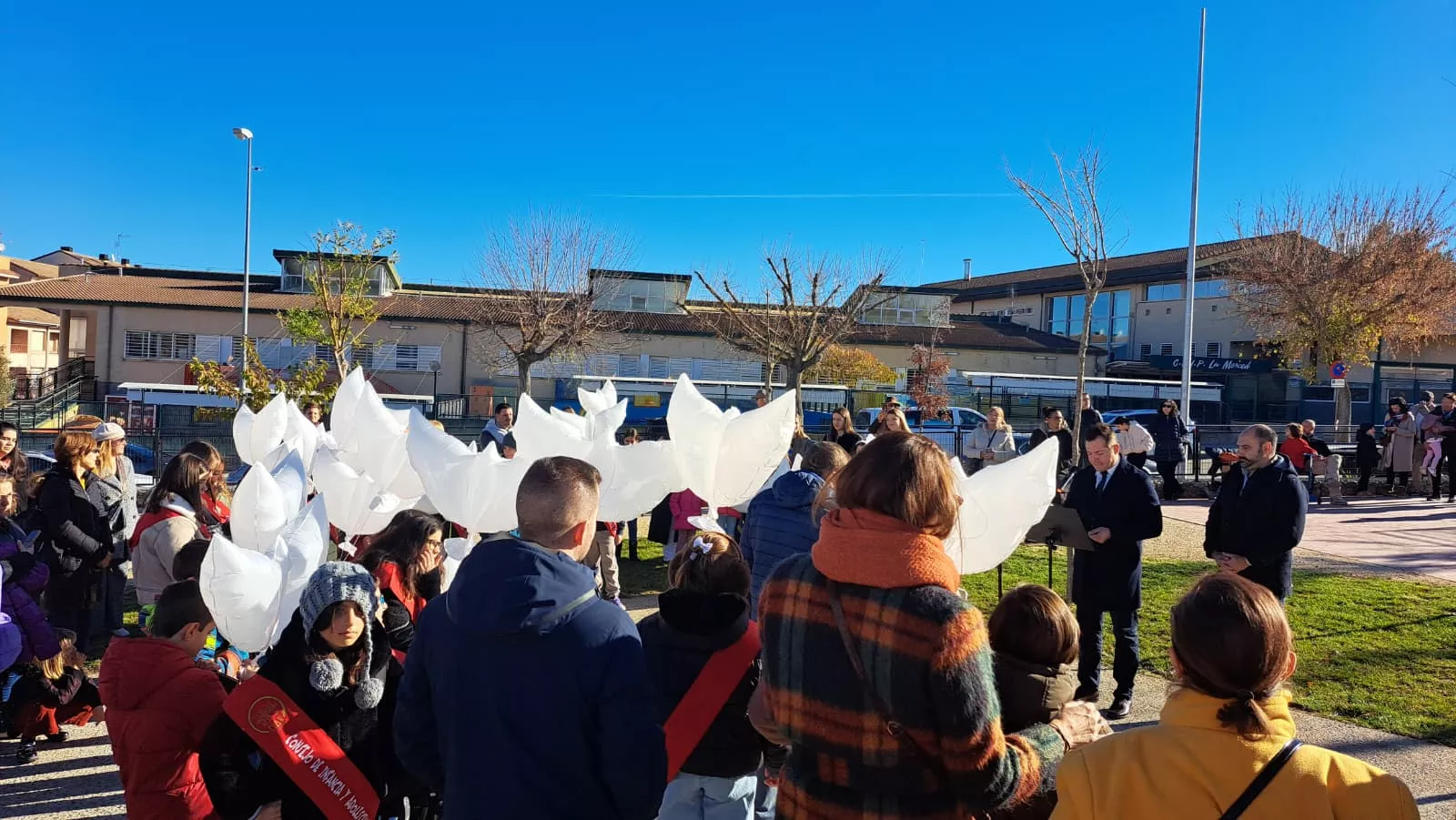 Inauguración del Parque del Recuerdo y la Memoria de Barbastro