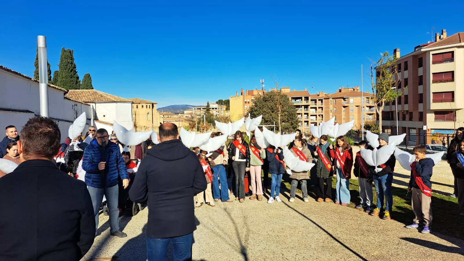 Inauguración del Parque del Recuerdo y la Memoria de Barbastro