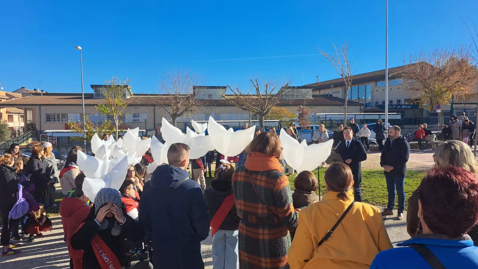 Inauguración del Parque del Recuerdo y la Memoria de Barbastro