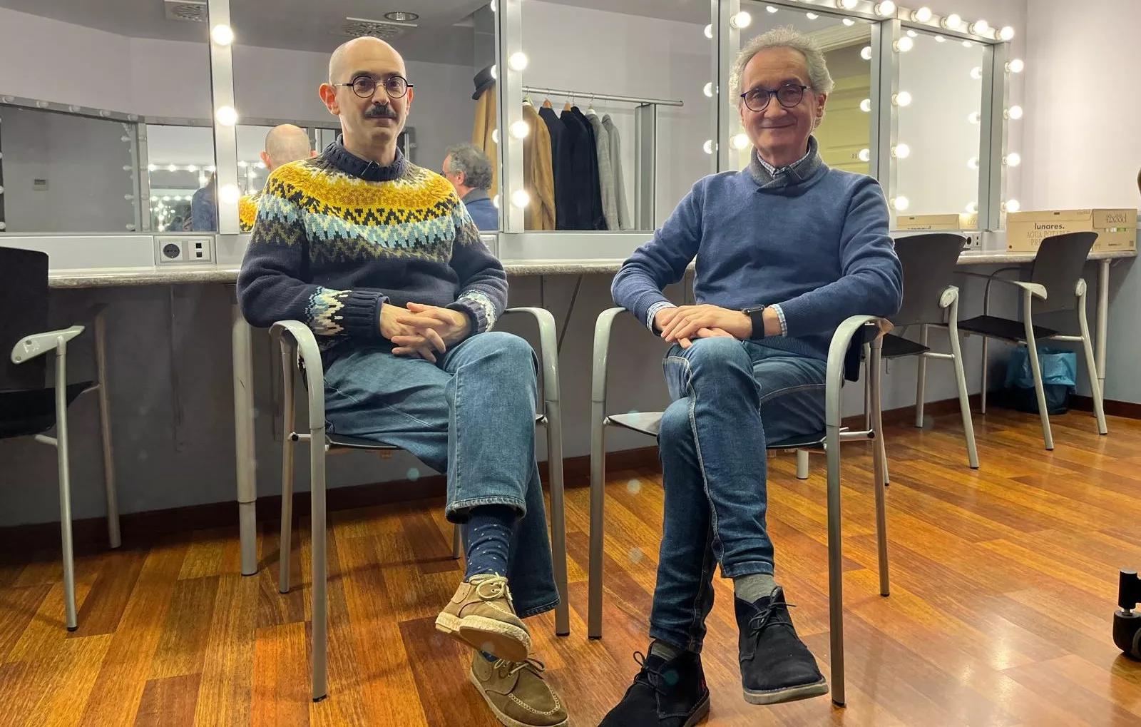 Javier y Javier Aquilué. Foto Mercedes Manterola