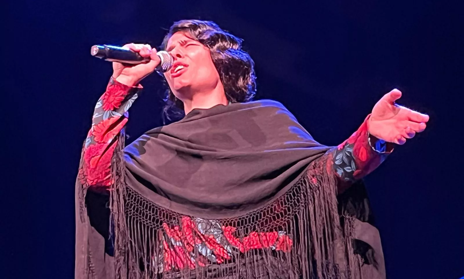 Anaïs Oliveras durante los ensayos. Foto Mercedes Manterola