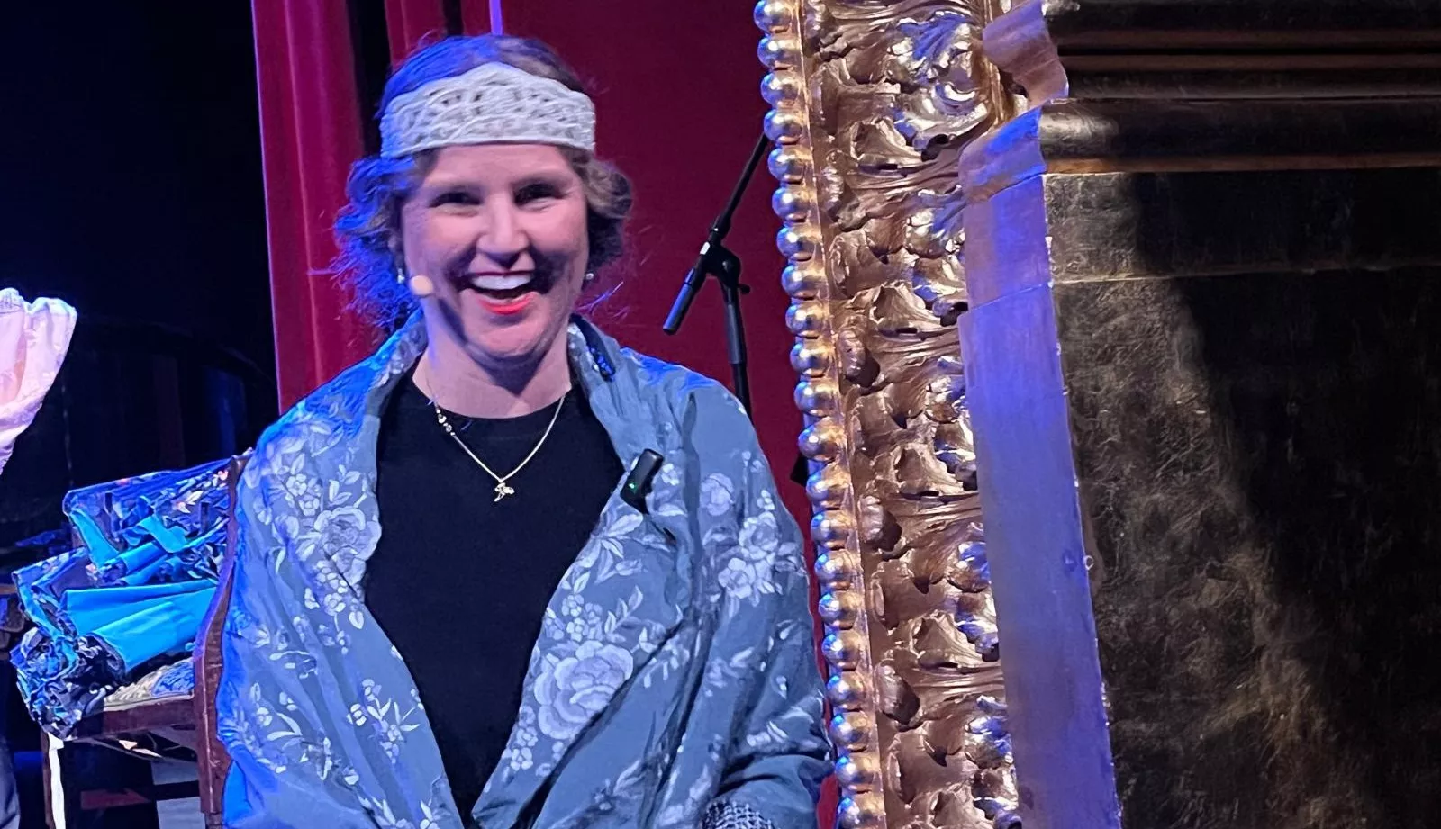 Marta Borraz en el ensayo. Foto Mercedes Manterola