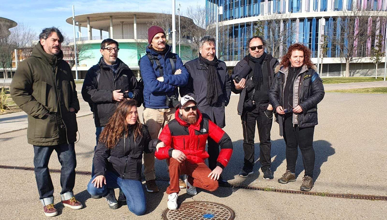 José Luis Soro y Estíbaliz Centeno han recibido este miércoles a los localizadores de cine.