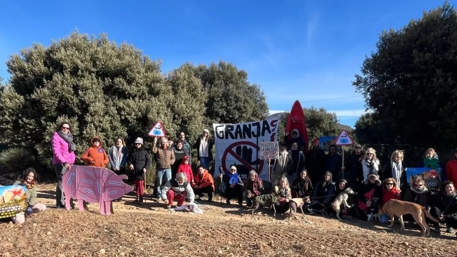 Participantes en la marcha reivindicativa en Concilio. Participantes en la marcha reivindicativa en Concilio.
