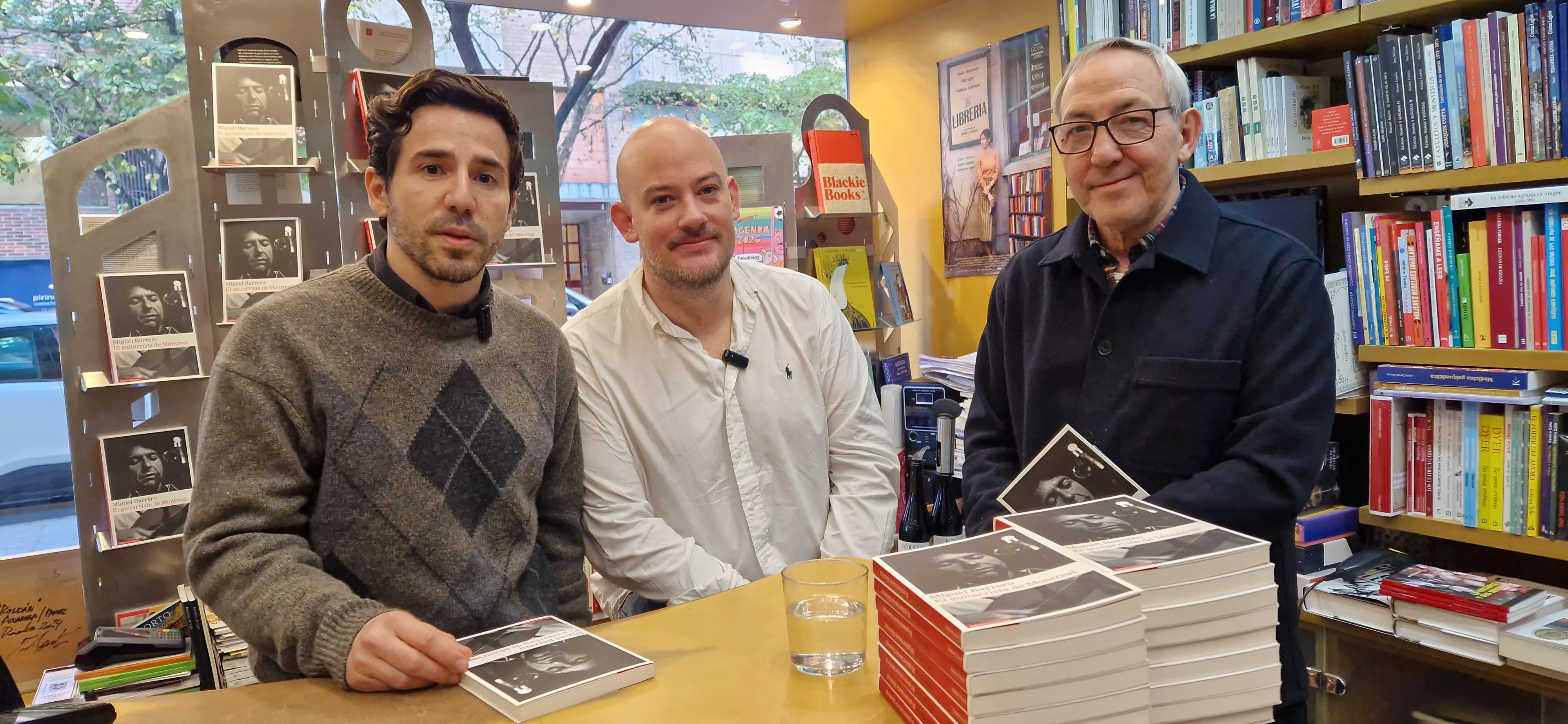 Lorenzo R. Garrido, Manuel Barrero y José María Aniés. Foto Myriam Martínez