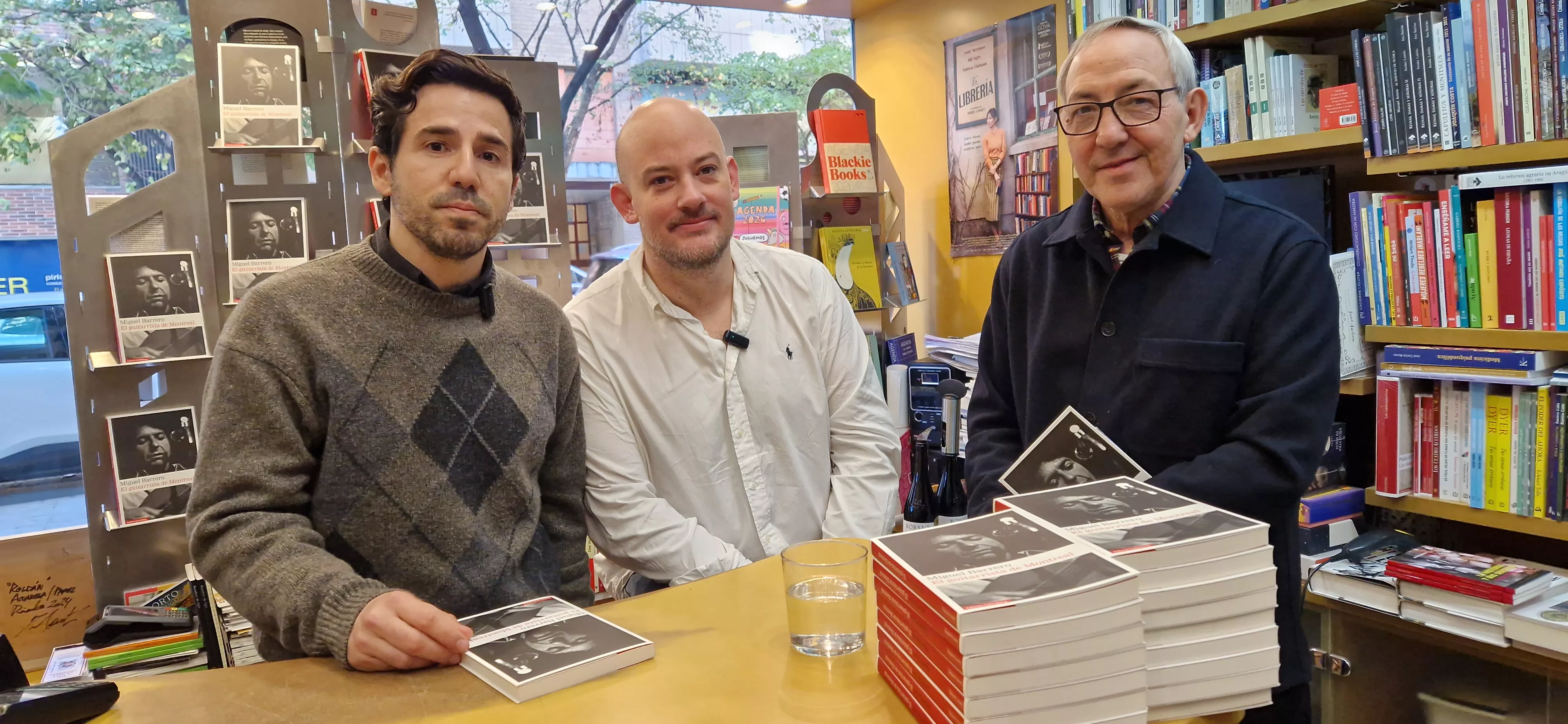 Lorenzo R. Garrido, Manuel Barrero y José María Aniés. Foto Myriam Martínez