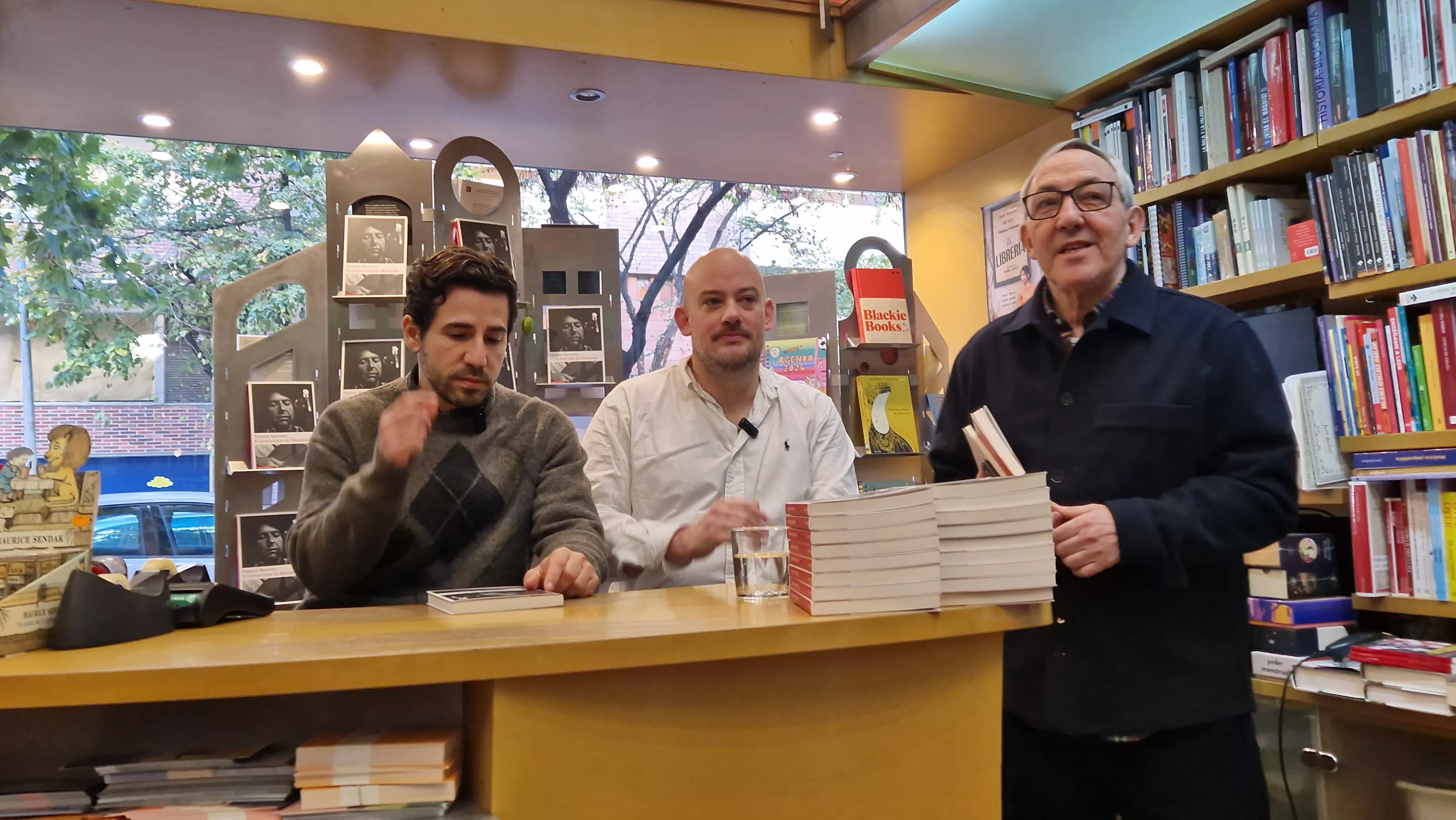 Lorenzo R. Garrido, Manuel Barrero y José María Aniés. Foto Myriam Martínez