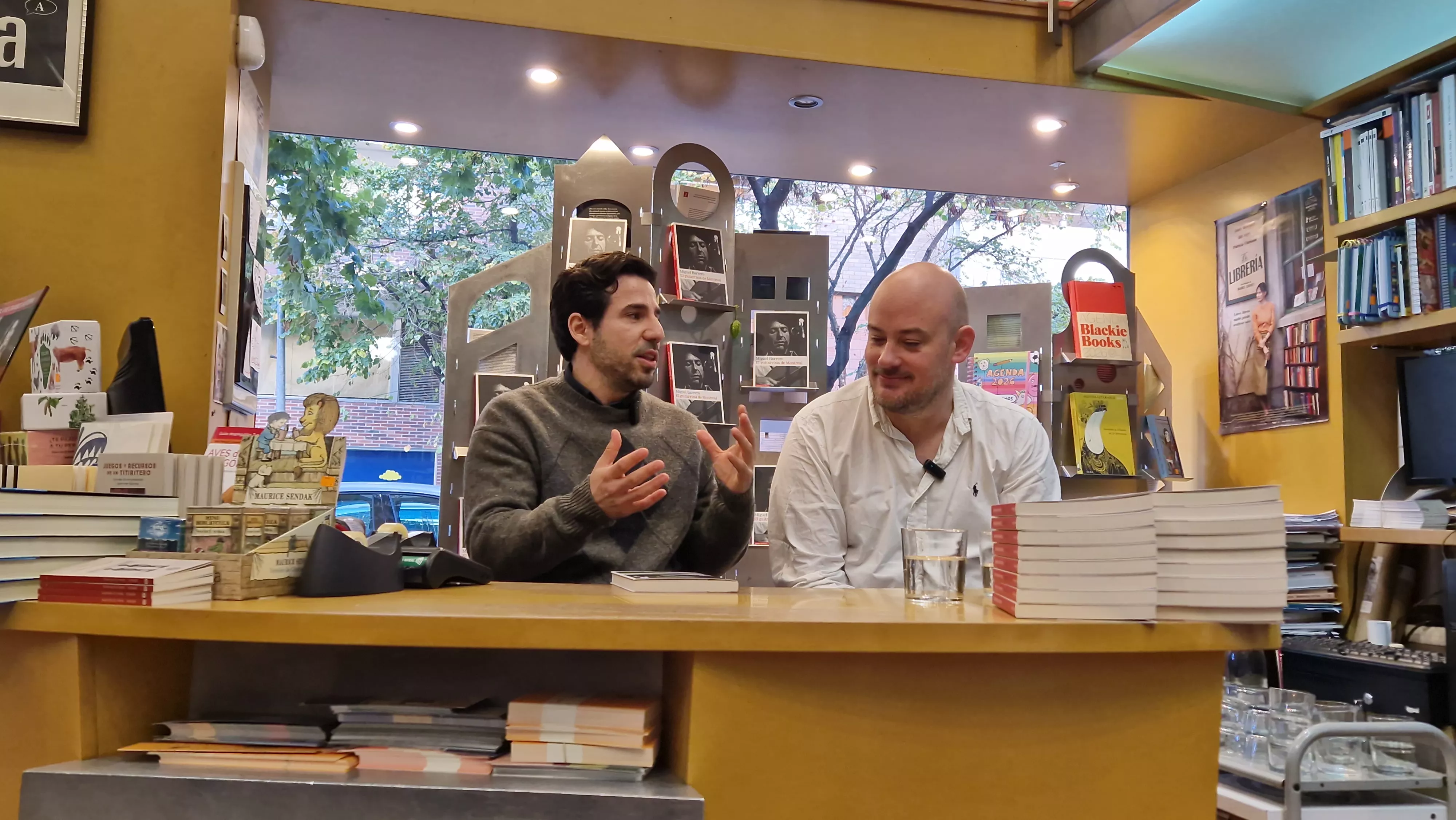 Lorenzo R. Garrido y Manuel Barrero. Foto Myriam Martínez