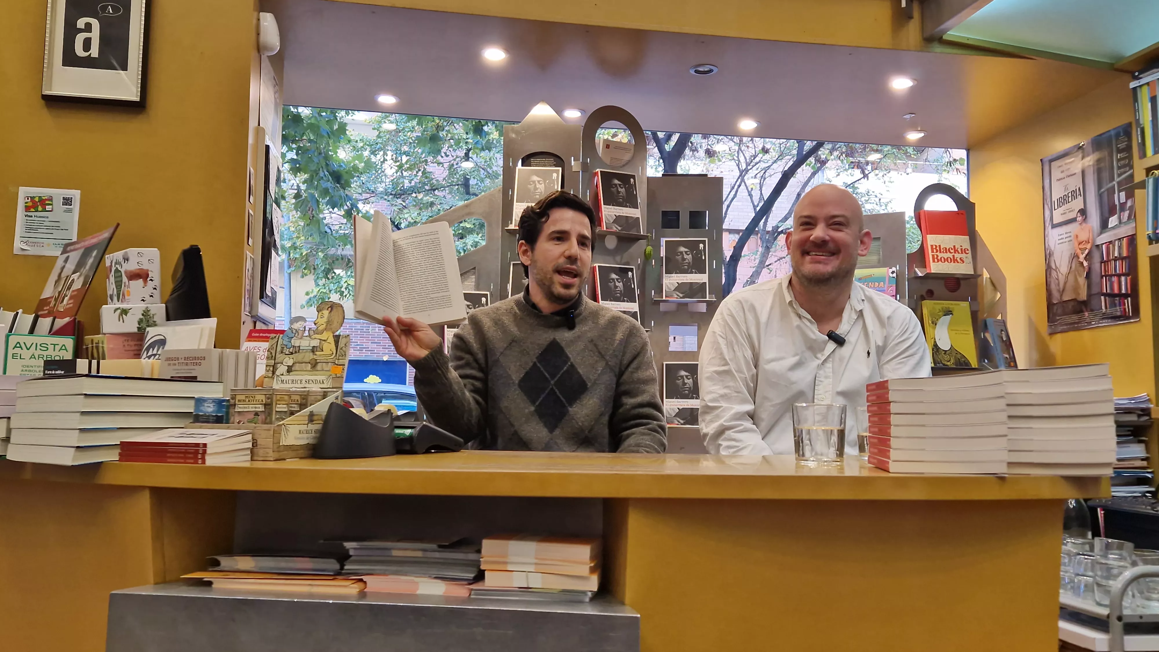 Lorenzo R. Garrido y Manuel Barrero. Foto Myriam Martínez