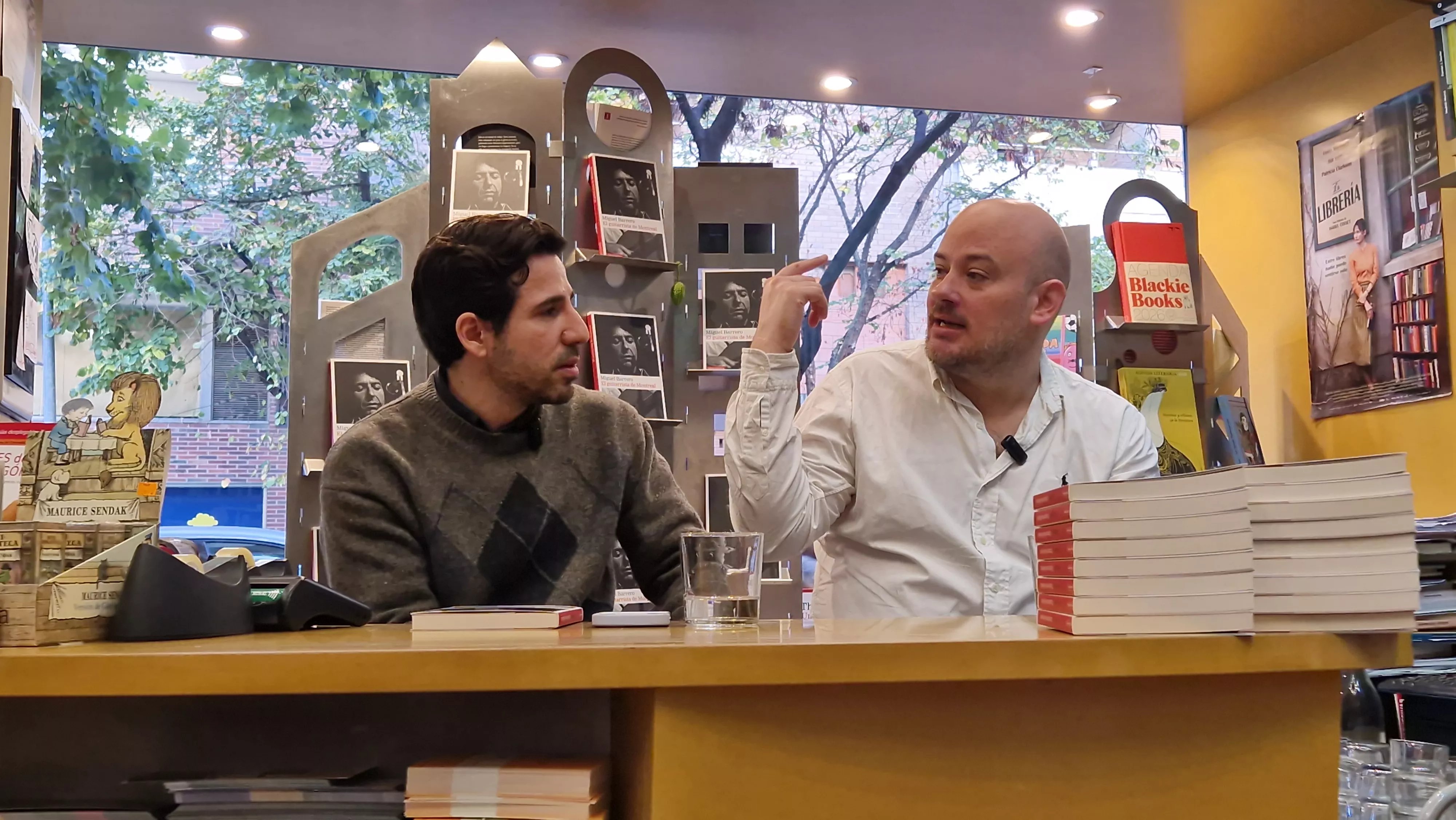 Lorenzo R. Garrido y Manuel Barrero. Foto Myriam Martínez