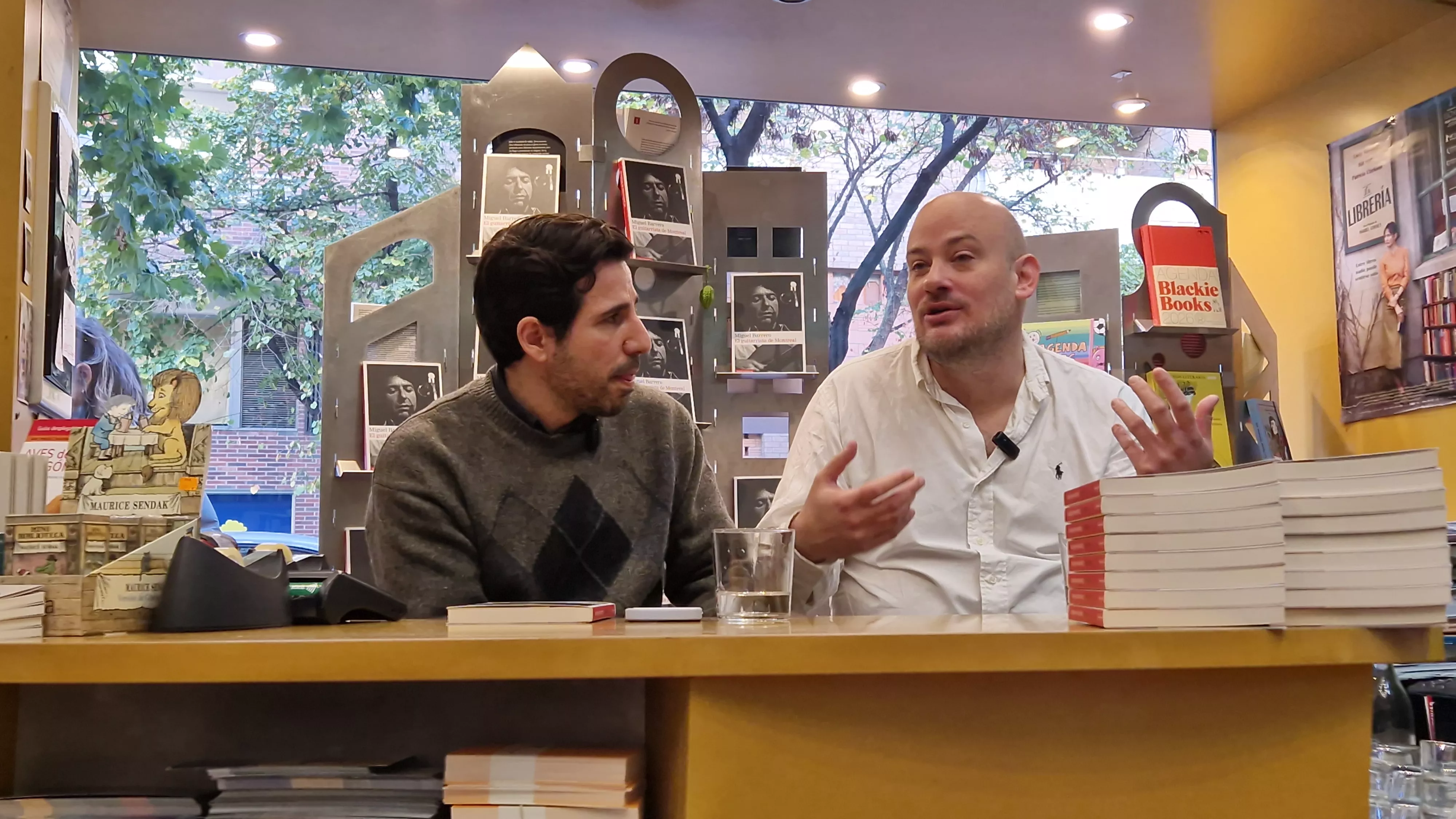 Lorenzo R. Garrido y Manuel Barrero. Foto Myriam Martínez