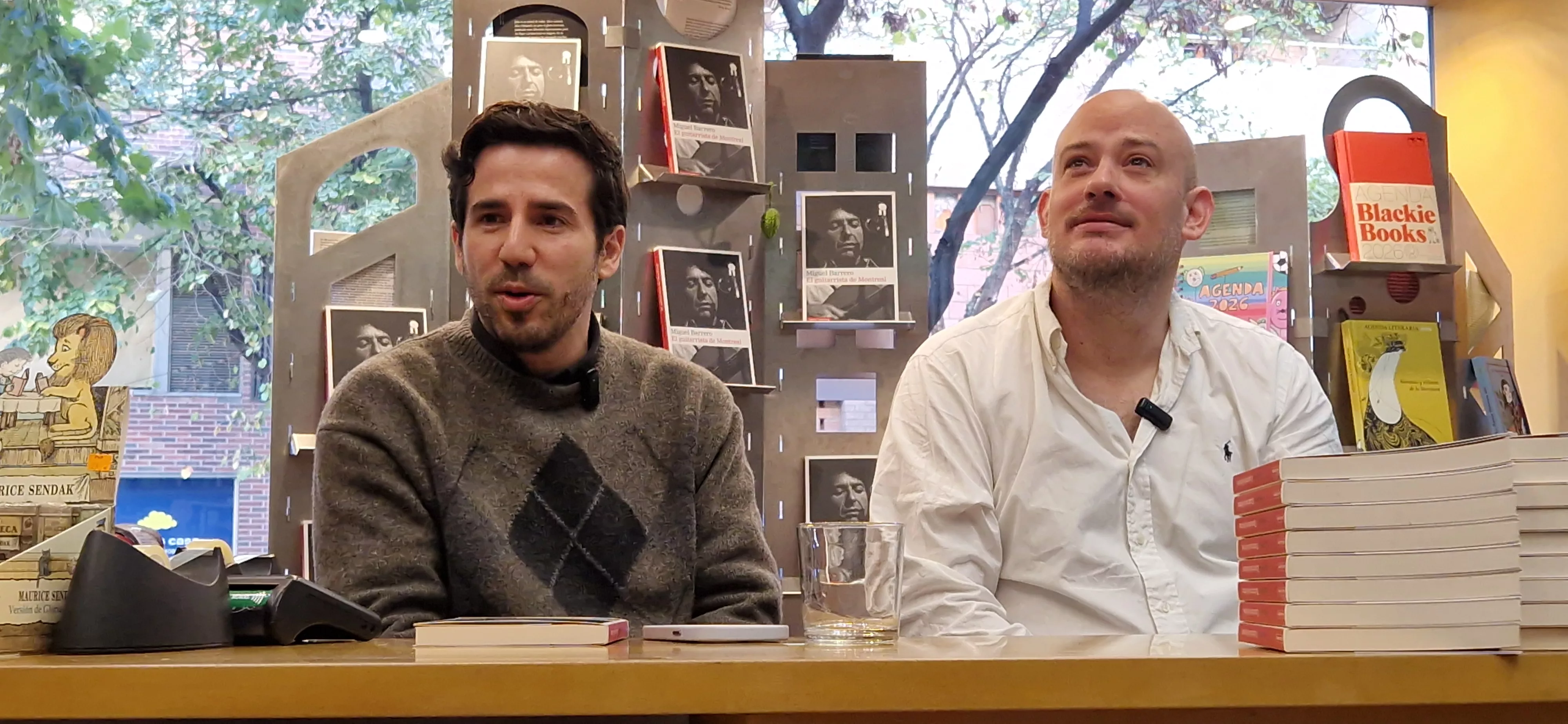 Lorenzo R. Garrido y Manuel Barrero. Foto Myriam Martínez