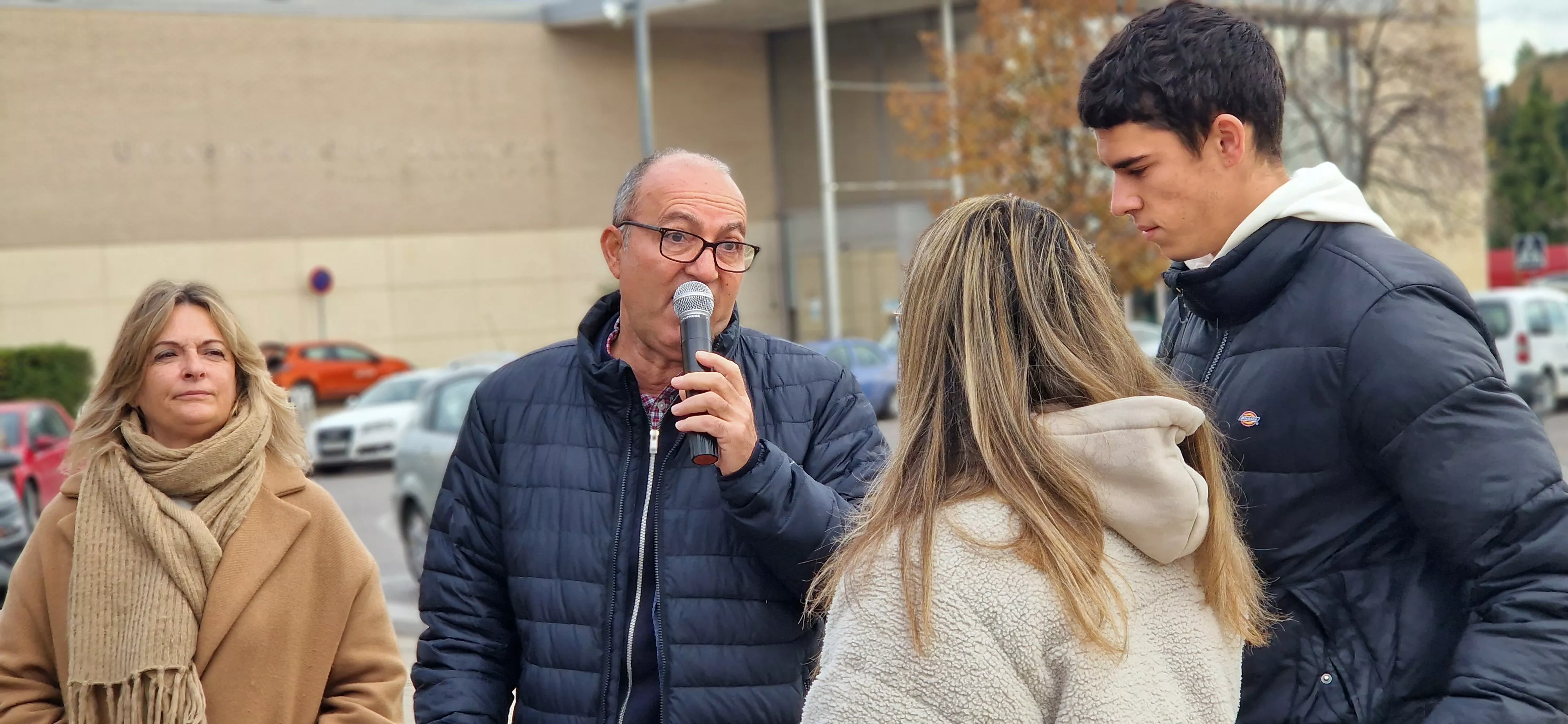 Carlos Plana. Concentración de Ciencias de la Salud y el Deporte. Foto Myriam Martínez