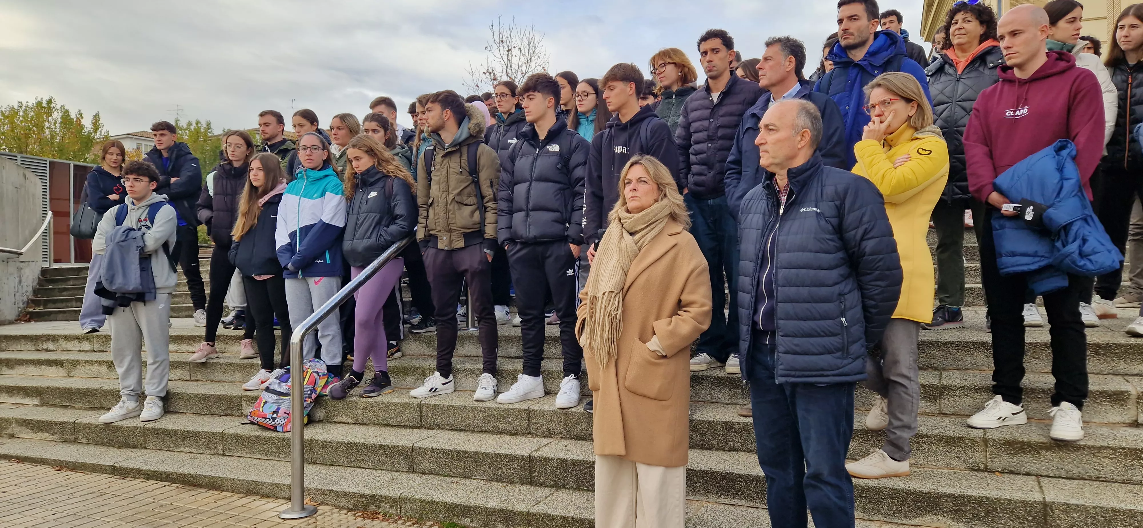Concentración de Ciencias de la Salud y el Deporte. Foto Myriam Martínez