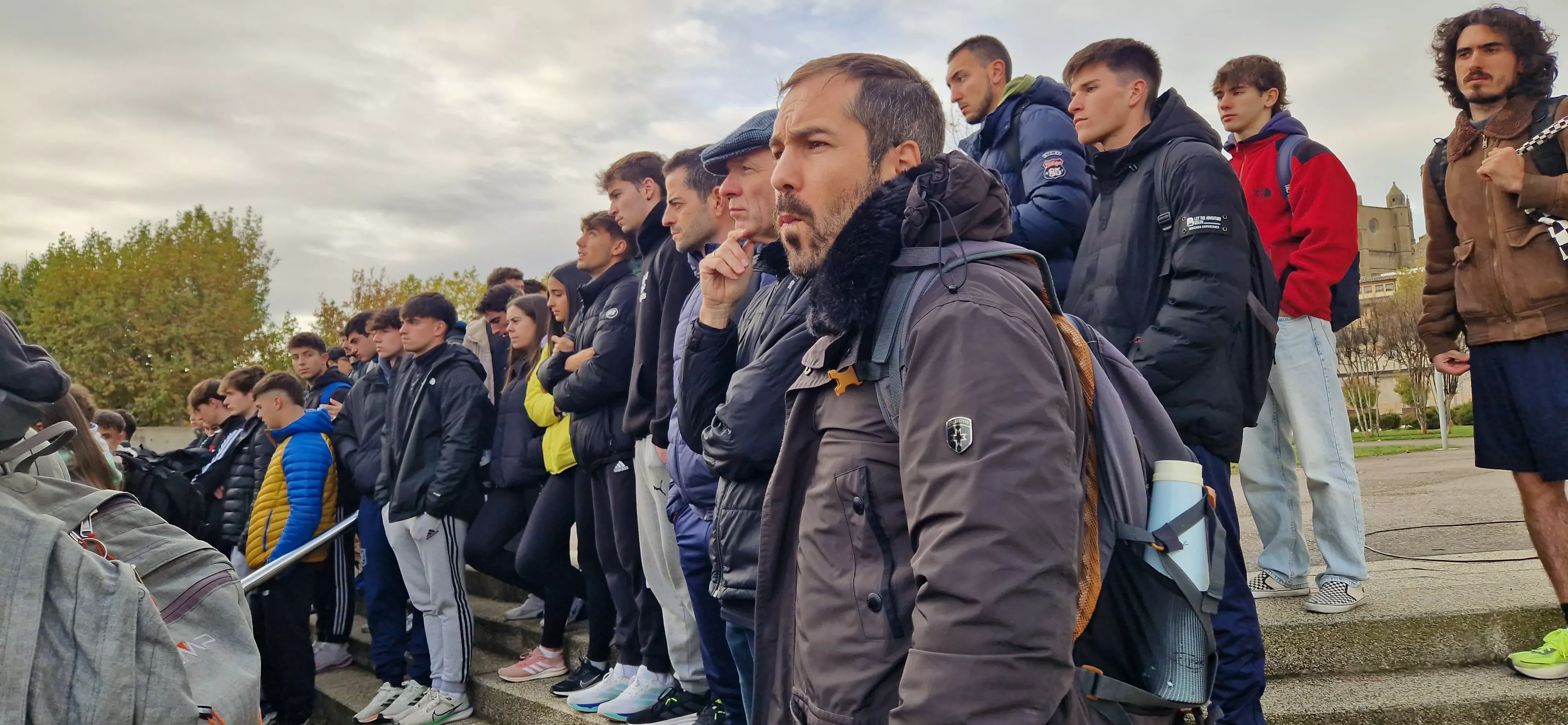 Concentración de Ciencias de la Salud y el Deporte. Foto Myriam Martínez