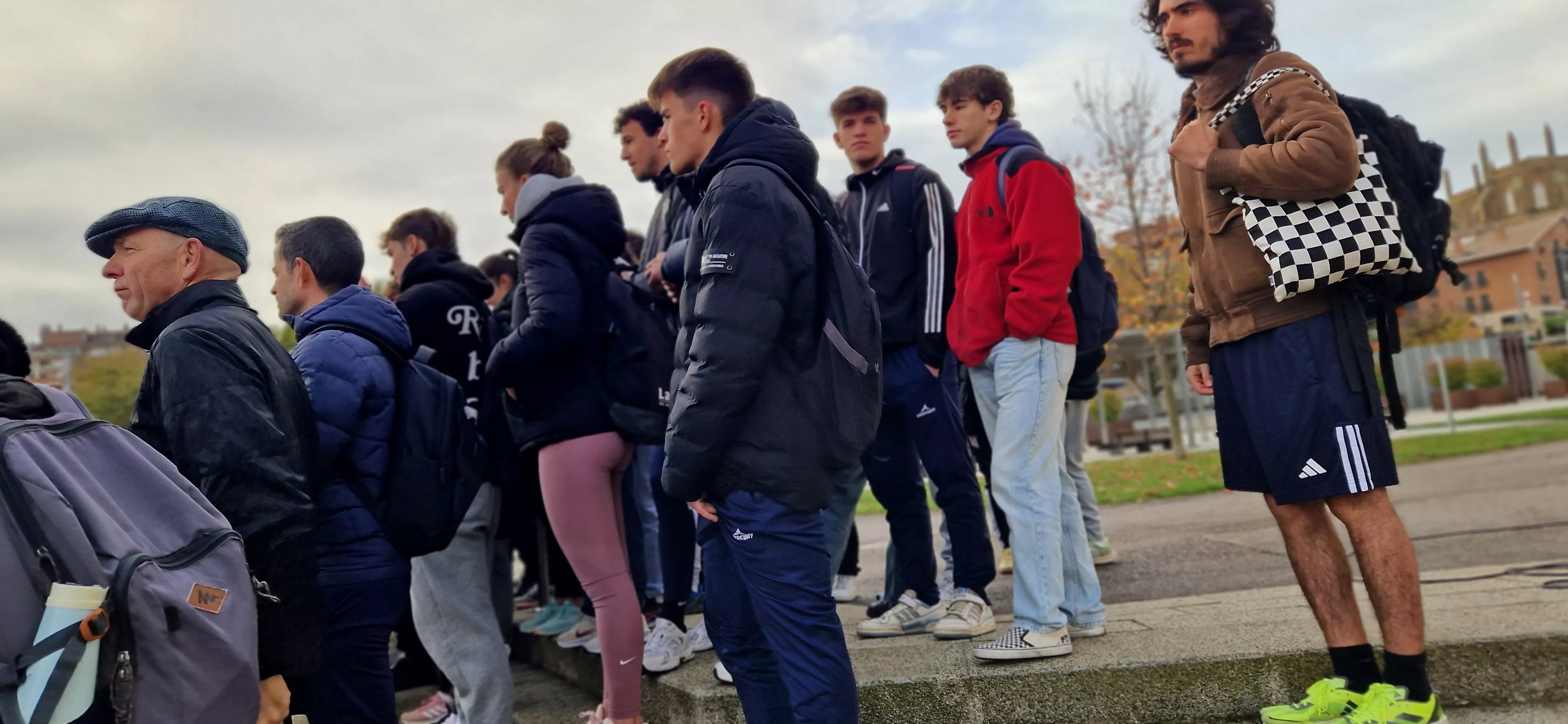 Concentración de Ciencias de la Salud y el Deporte. Foto Myriam Martínez