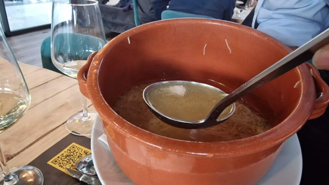 sopa de cocido Eduardo Bueso