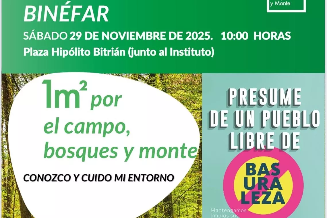 Recogida de Basuraleza en Binéfar Recogida de Basuraleza en Binéfar