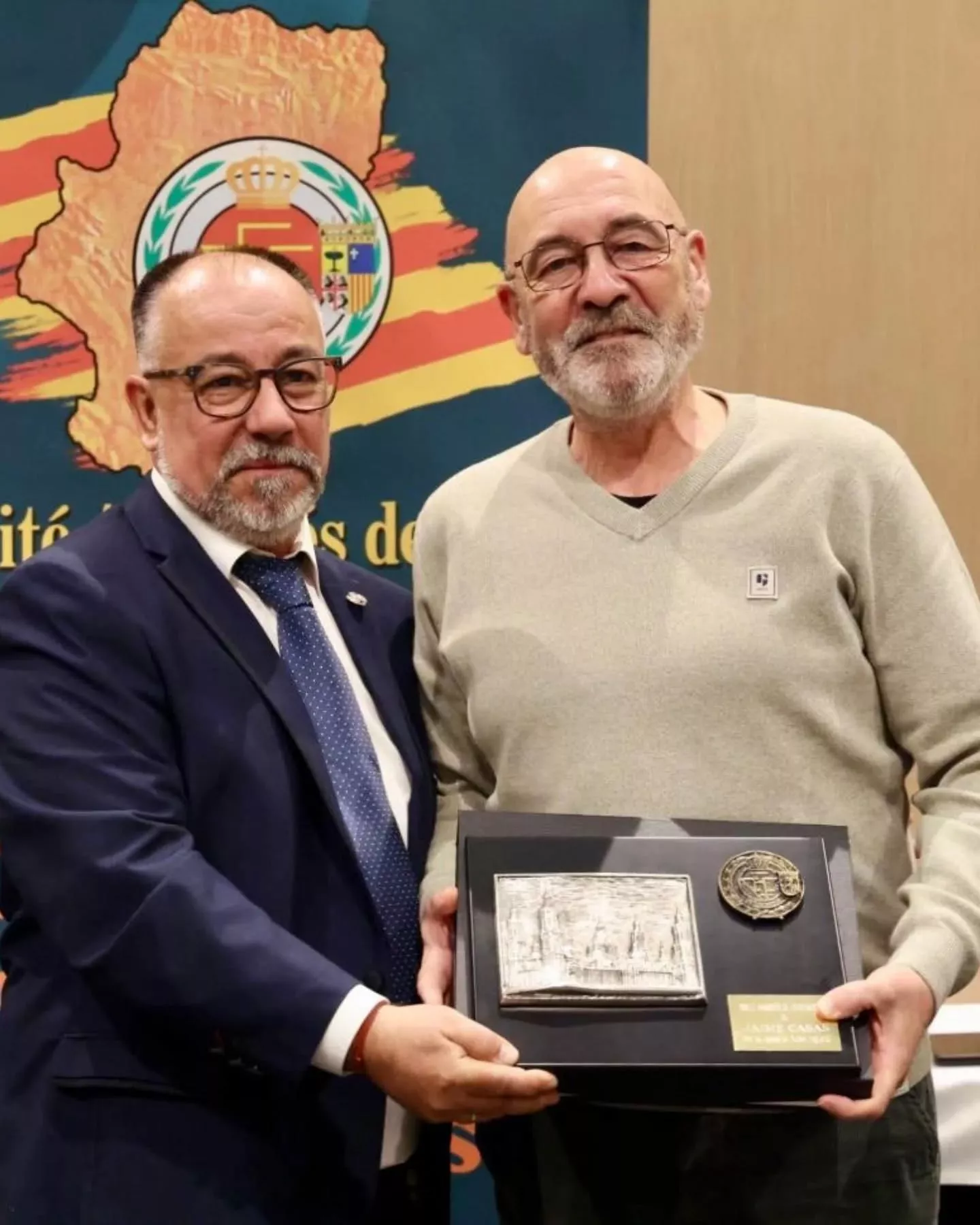 Jaume Casas, premio a los medios de comunicación.